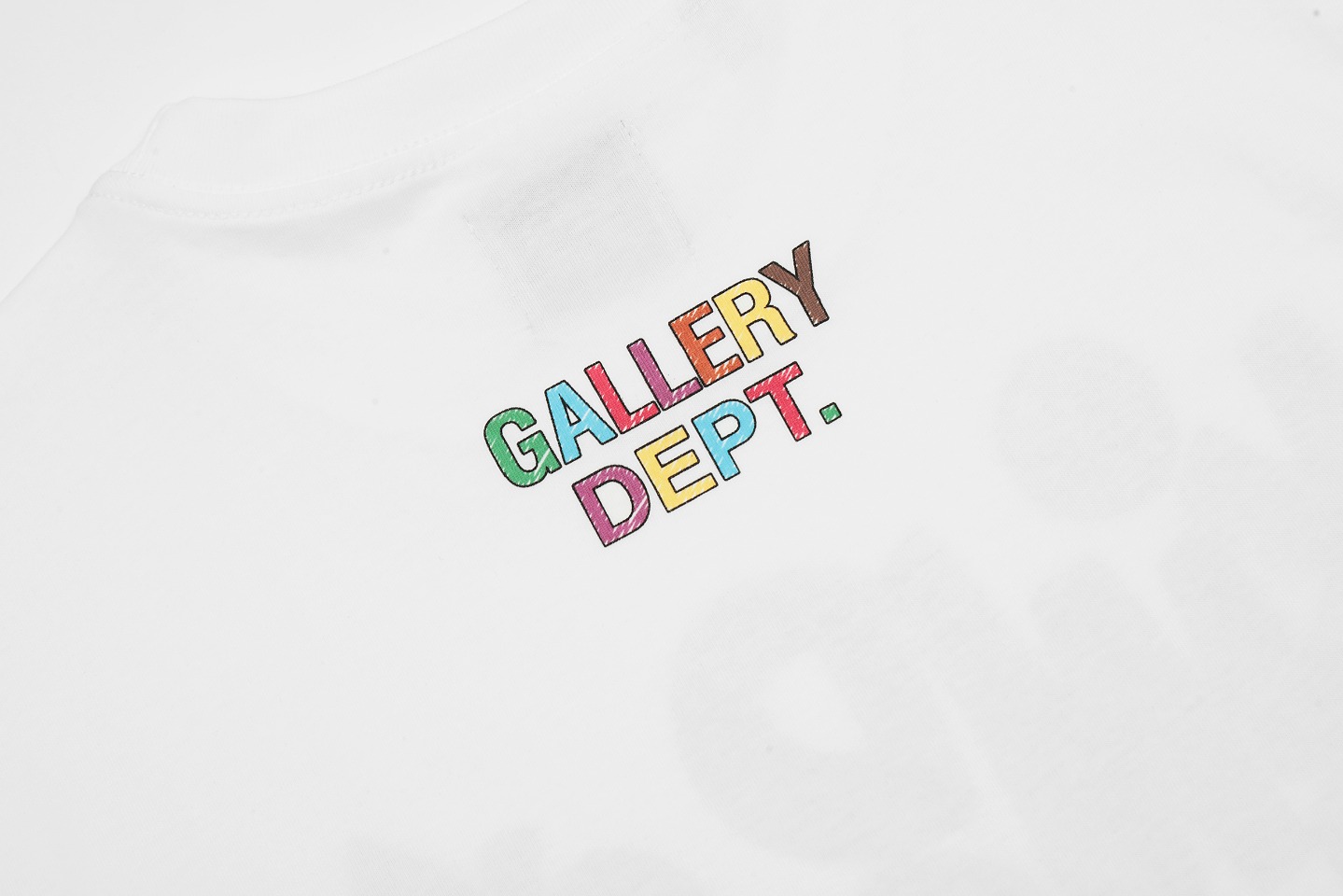 Gallery Dep Crayon hand-painted printing short sleeves