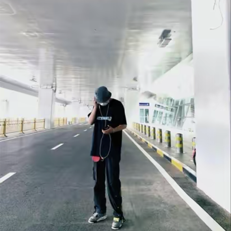 Travis Scott Cactus Jack Astroworld portrait printing short sleeves