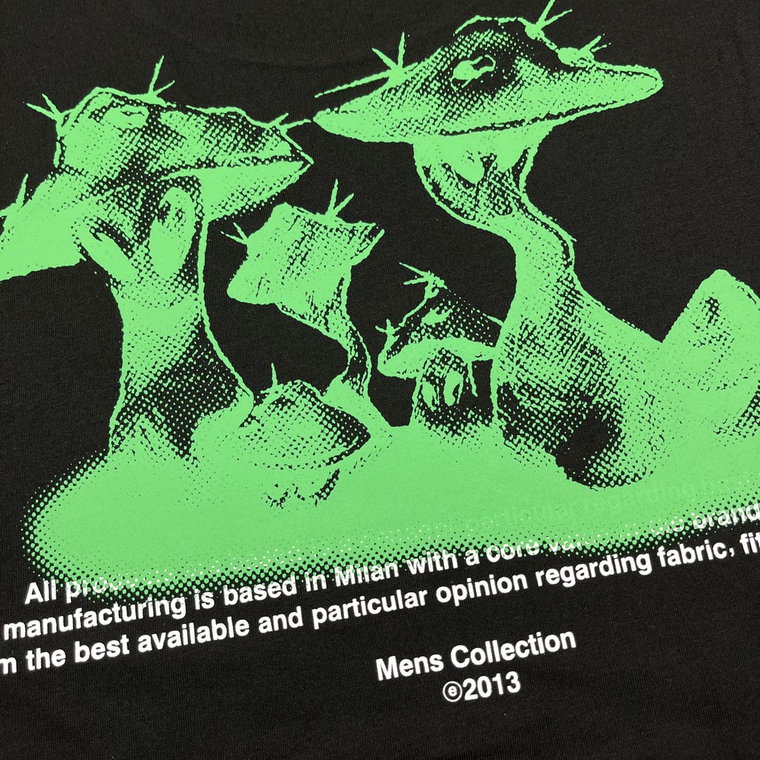 Ow green mushroom ๐ printing short sleeves