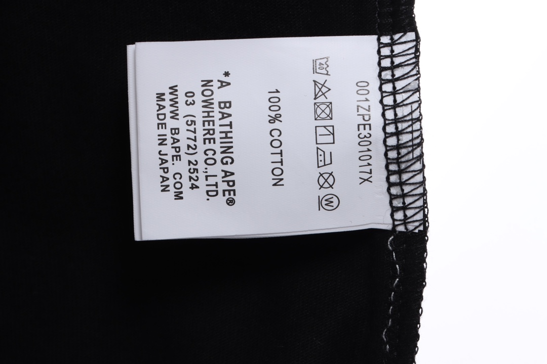 BAPE ape head seal printing short sleeves