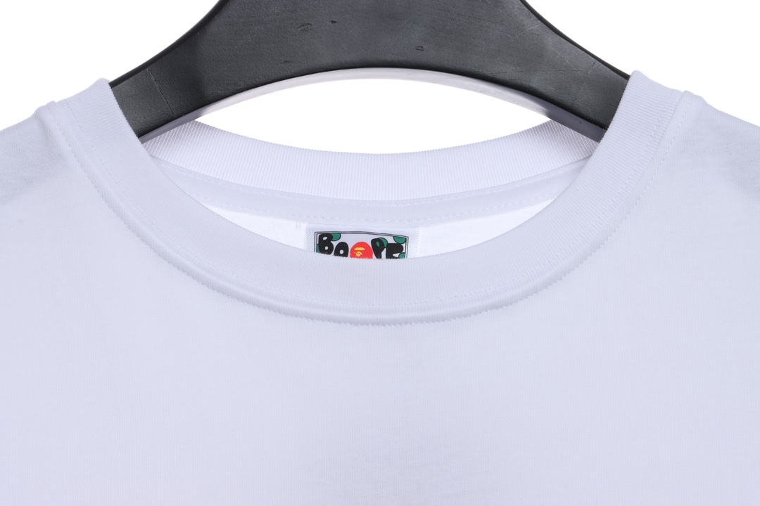 BAPE chest graffiti letters short sleeves