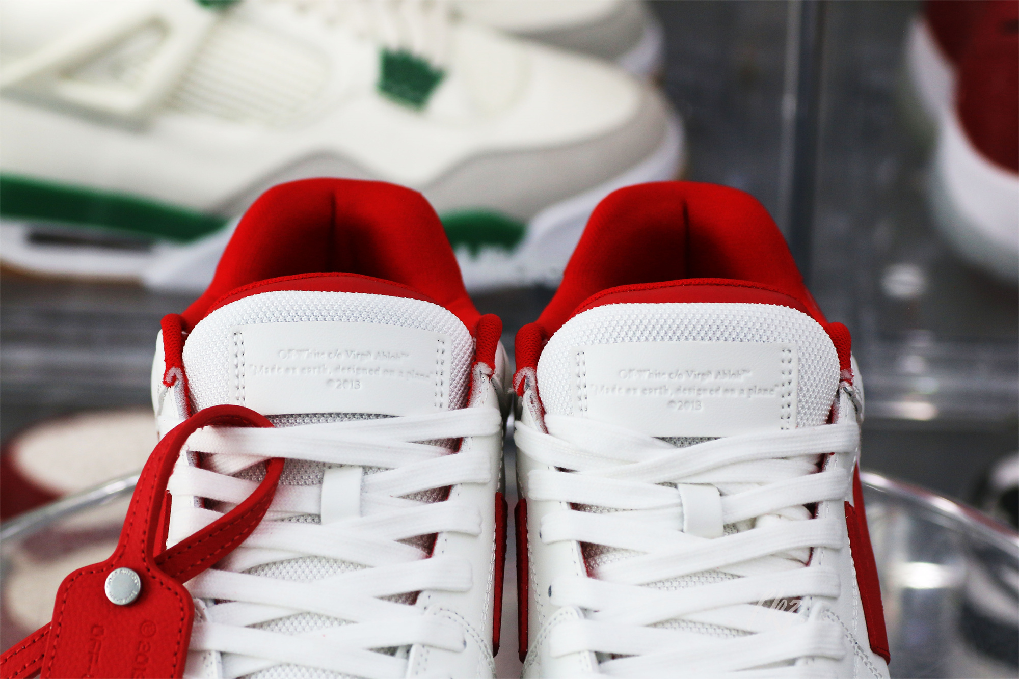 Off-White White Red Out Of Office Sneaker