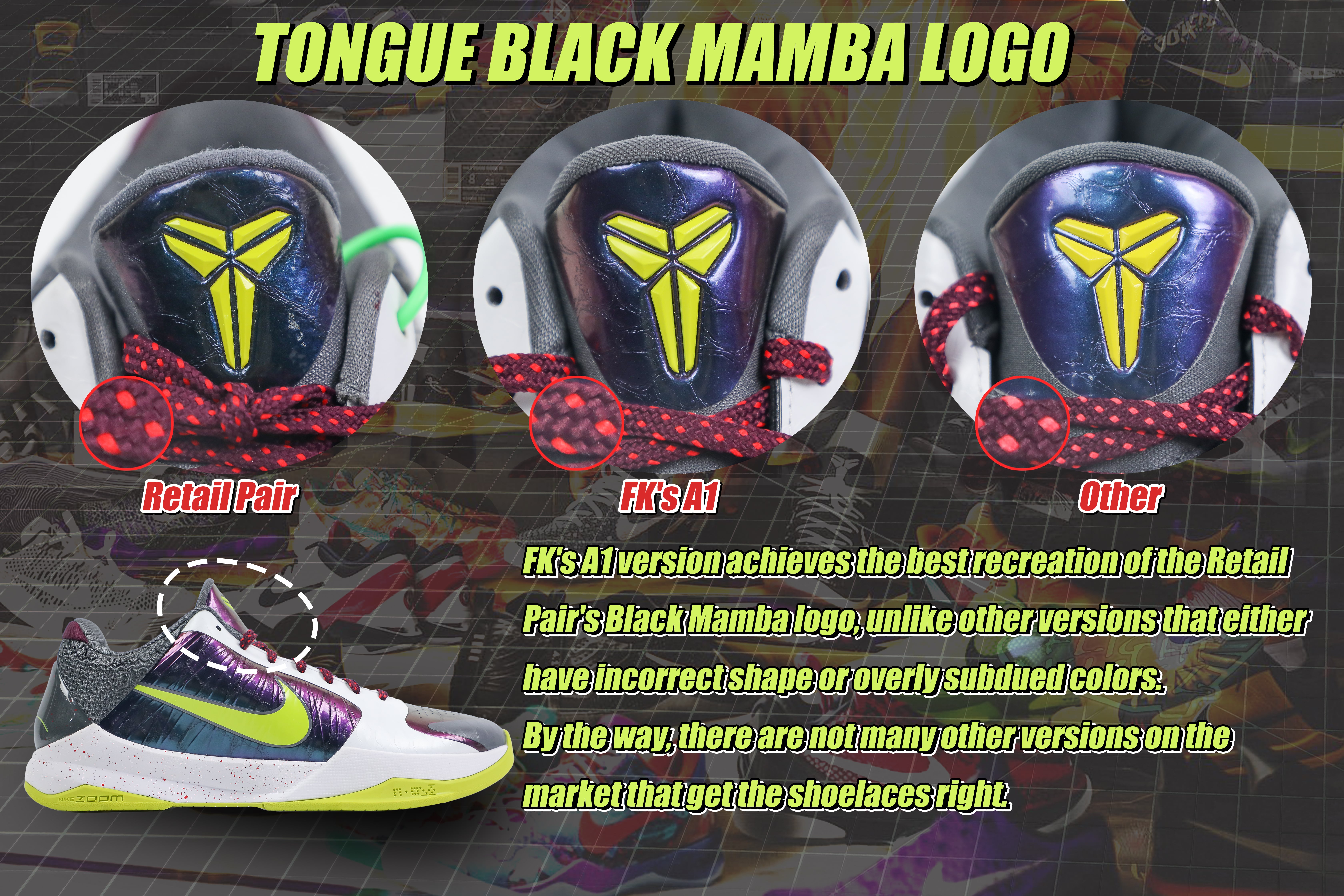 Nike Kobe 5 Protro “Chaos” (Up to Size 14)(A1 Batch)