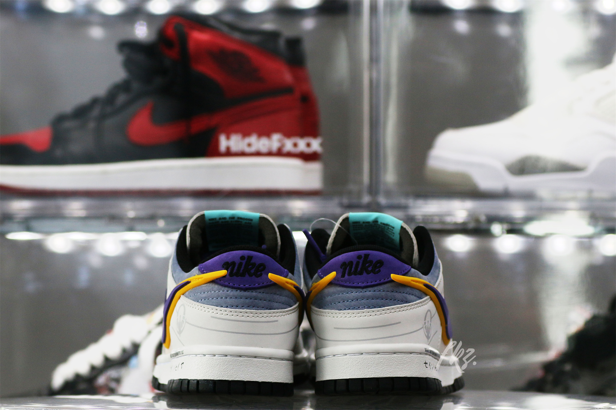 Nike SB Dunk Low & Athena Sail Pink Purple Gold