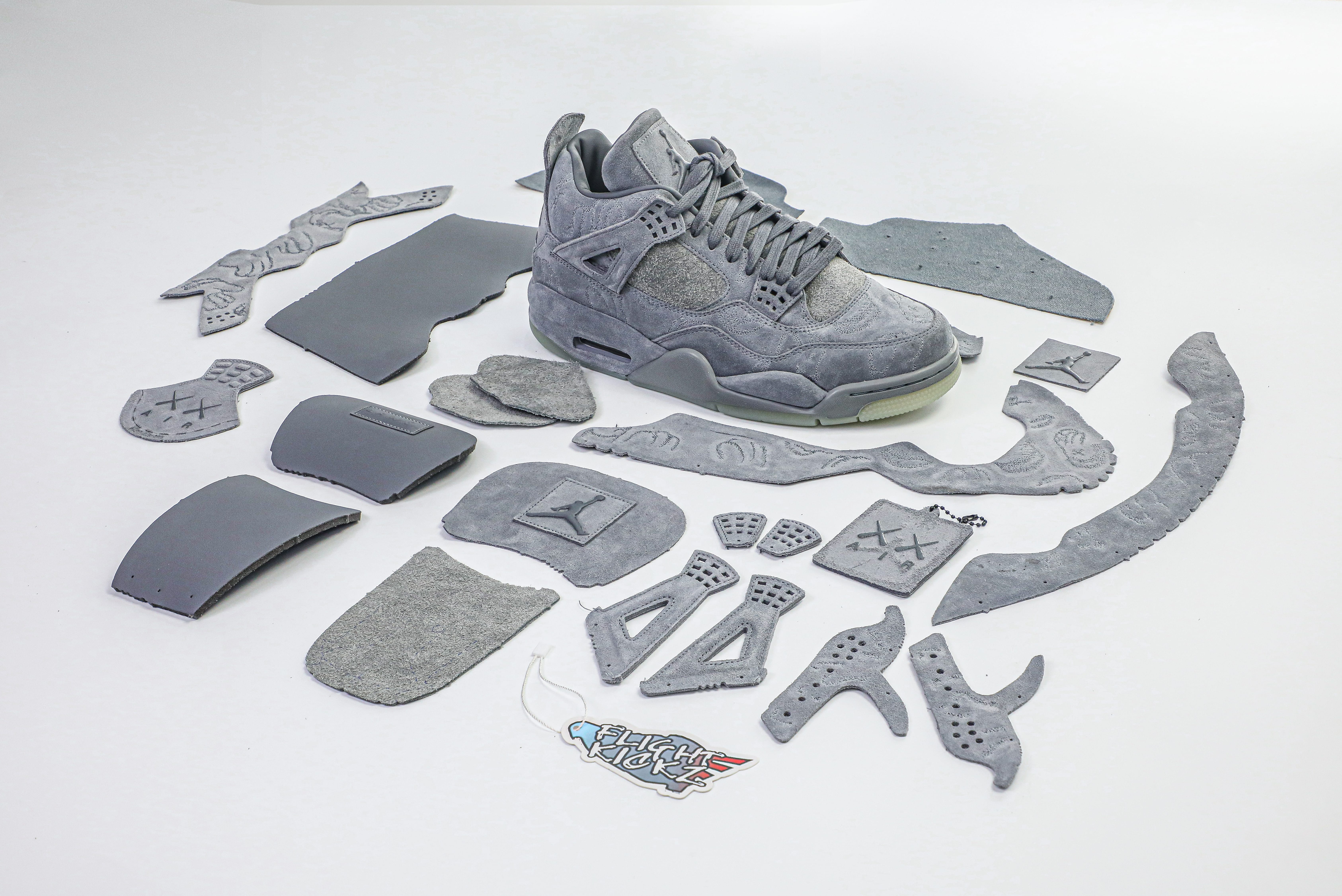 Kaws X Air Jordan 4 Retro Grey 2017 (LN5 A1 Batch)