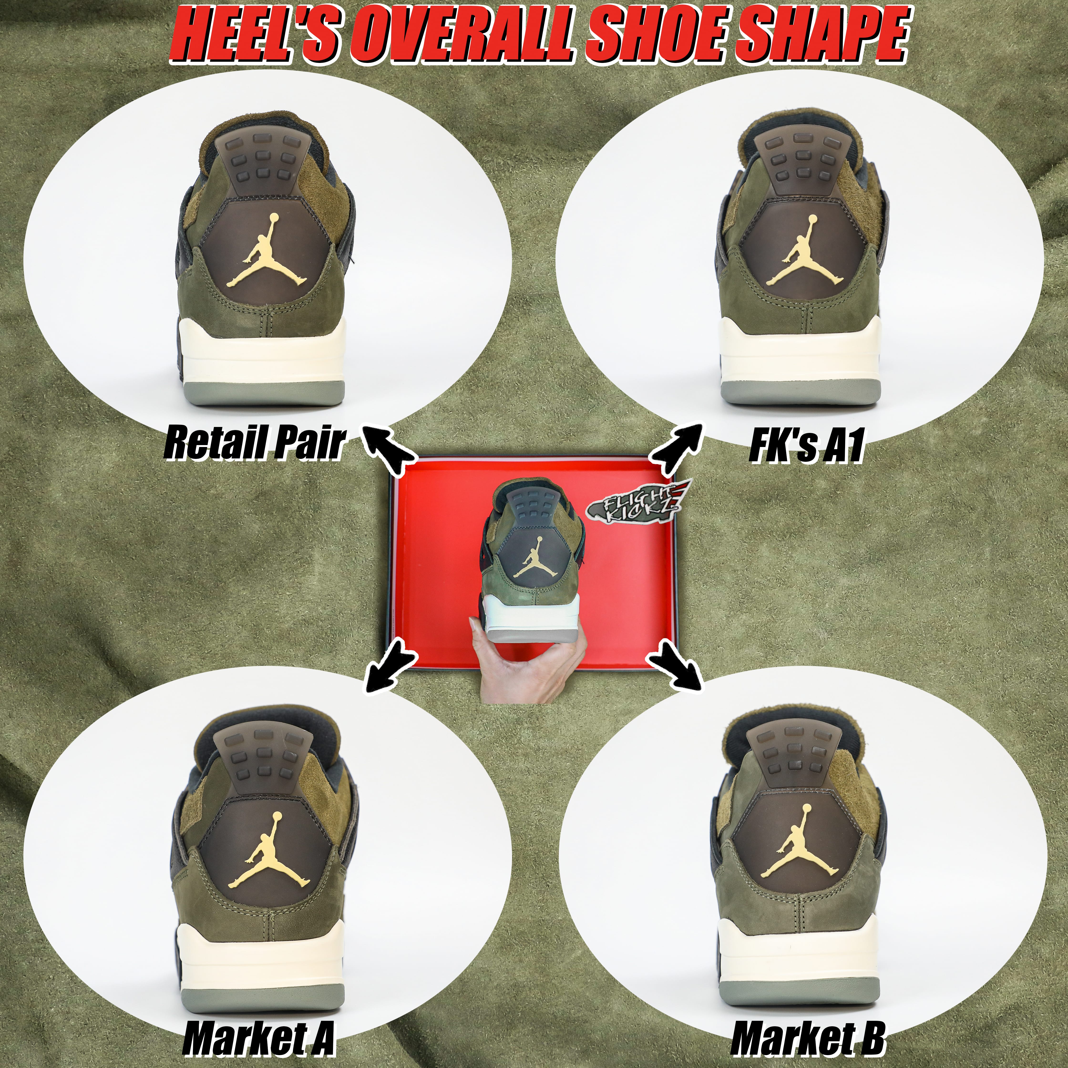 Air Jordan 4 Retro SE Craft Medium Olive (LN5 A1)