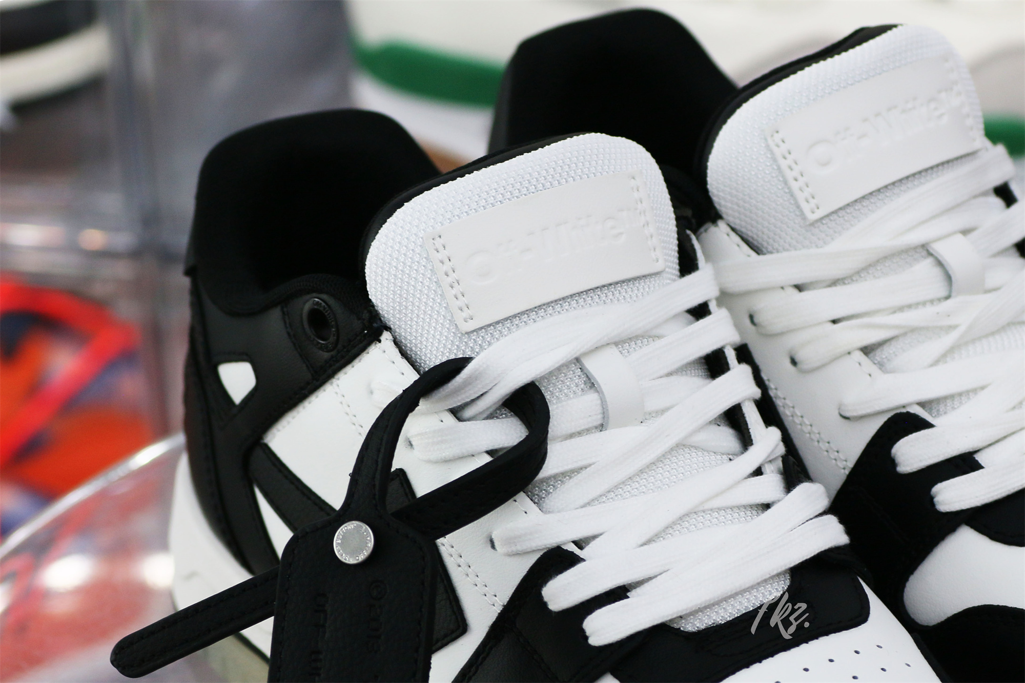 OFF-WHITE Black & White Out Of Office Sneakers