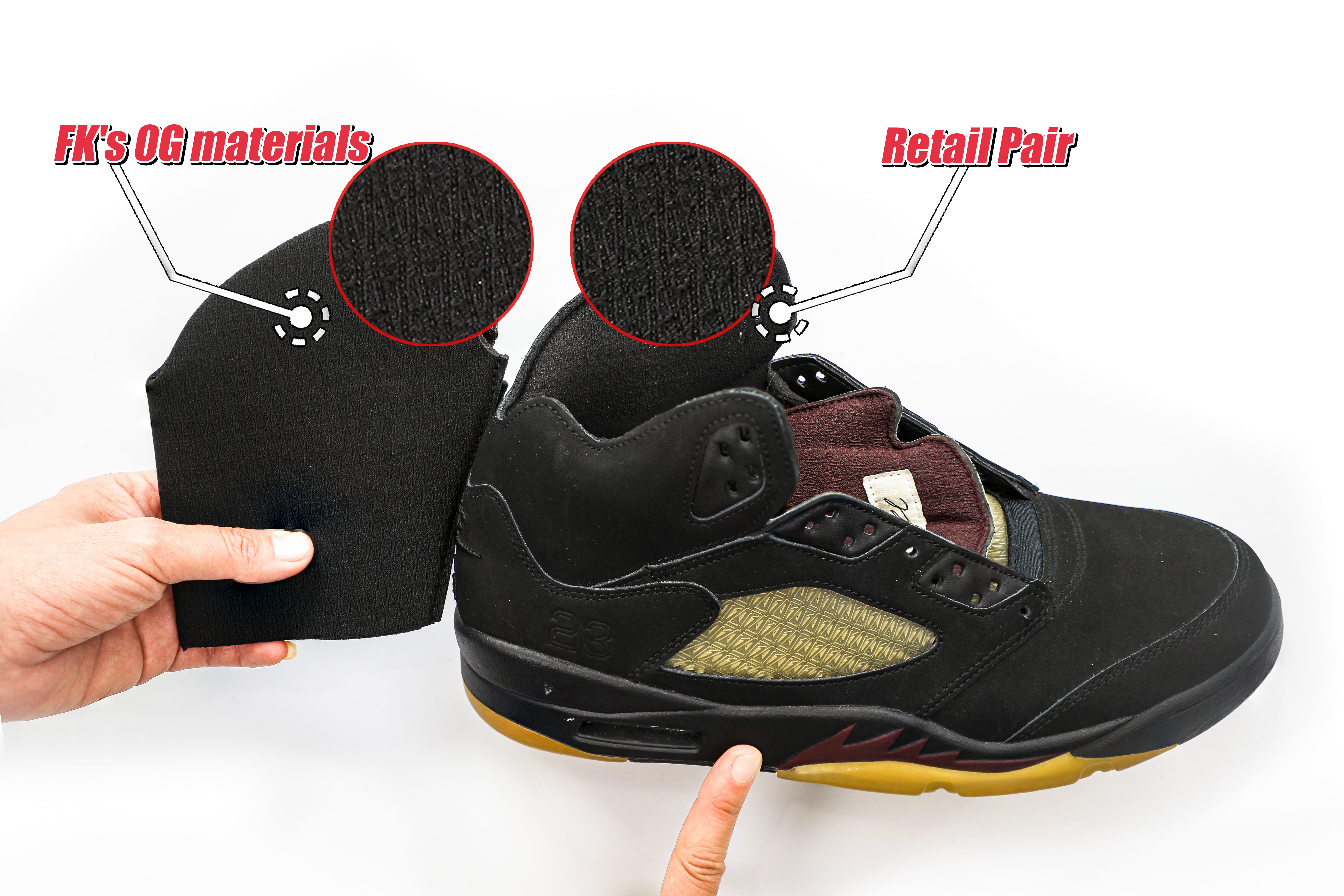 Air Jordan 5 Retro SP A Ma Maniére Black (LN5 A1)