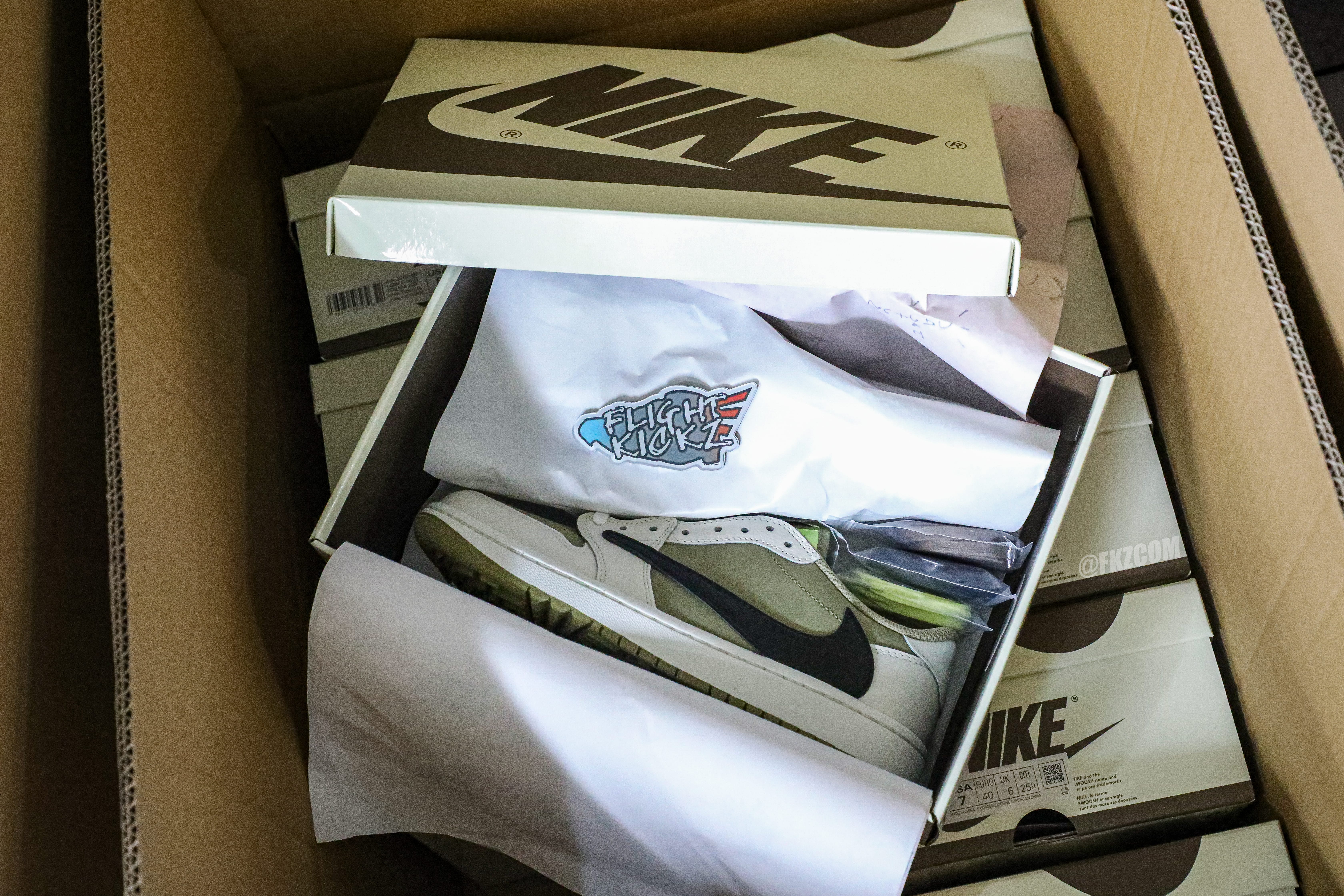 Travis Scott x Air Jordan 1 Low Golf Neutral Olive (LN5 A1)