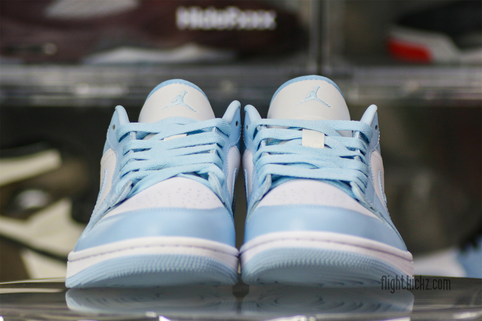 Air Jordan 1 Retro Low White Ice Blue