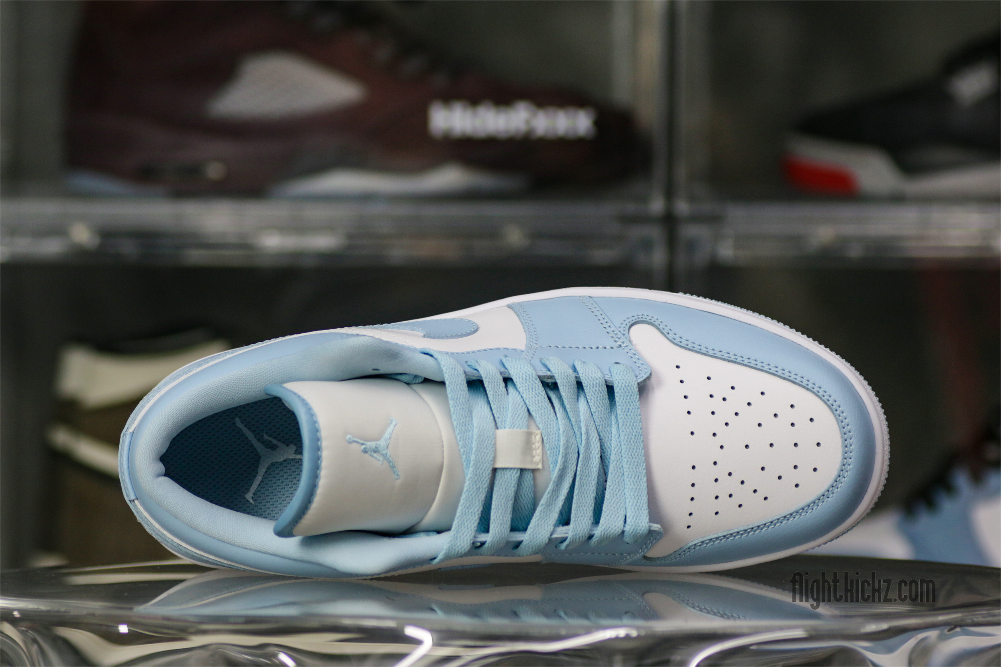 Air Jordan 1 Retro Low White Ice Blue