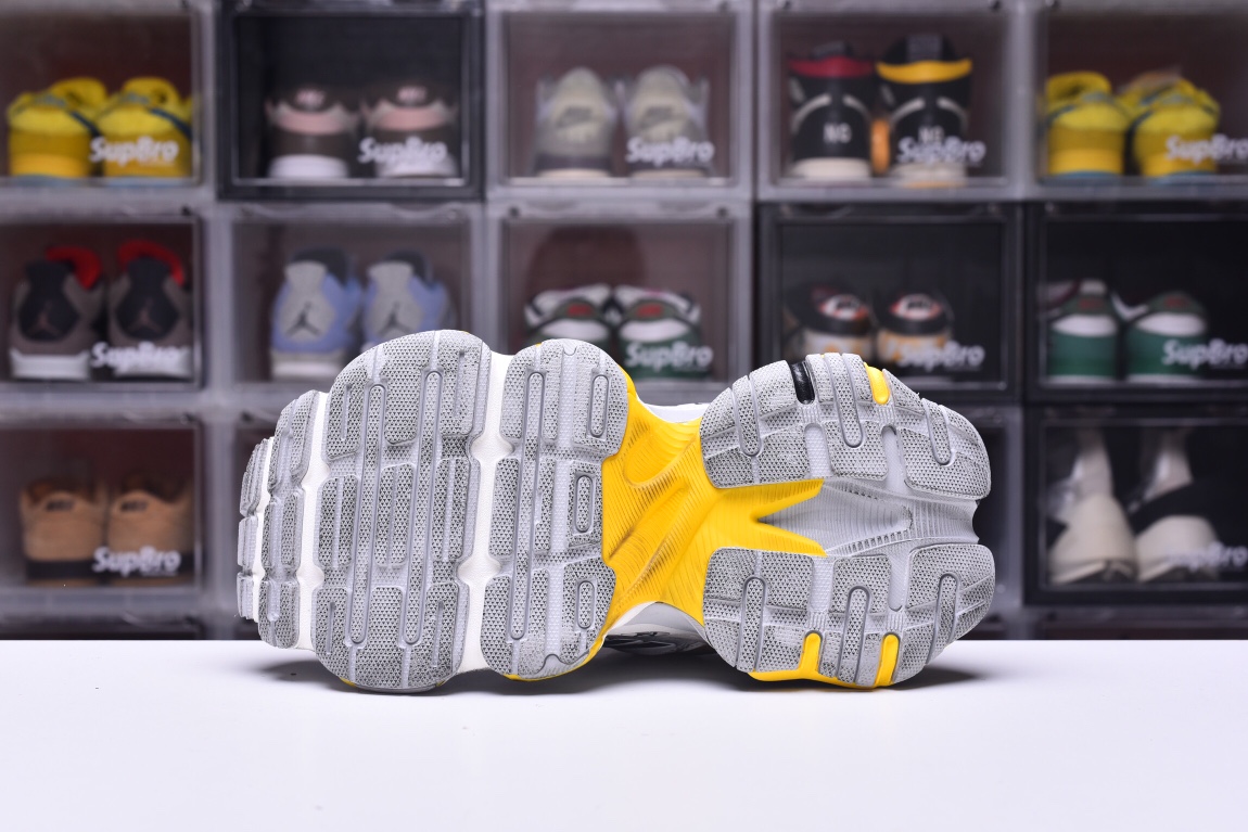 Balenciag* Cargo Sneaker Grey Black Yellow