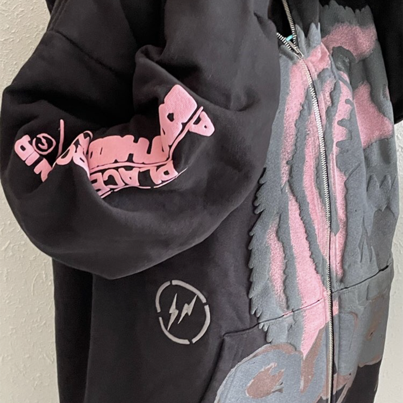 Travis Scott x Jordan x Fragment Design Tiger Zip Hoodie