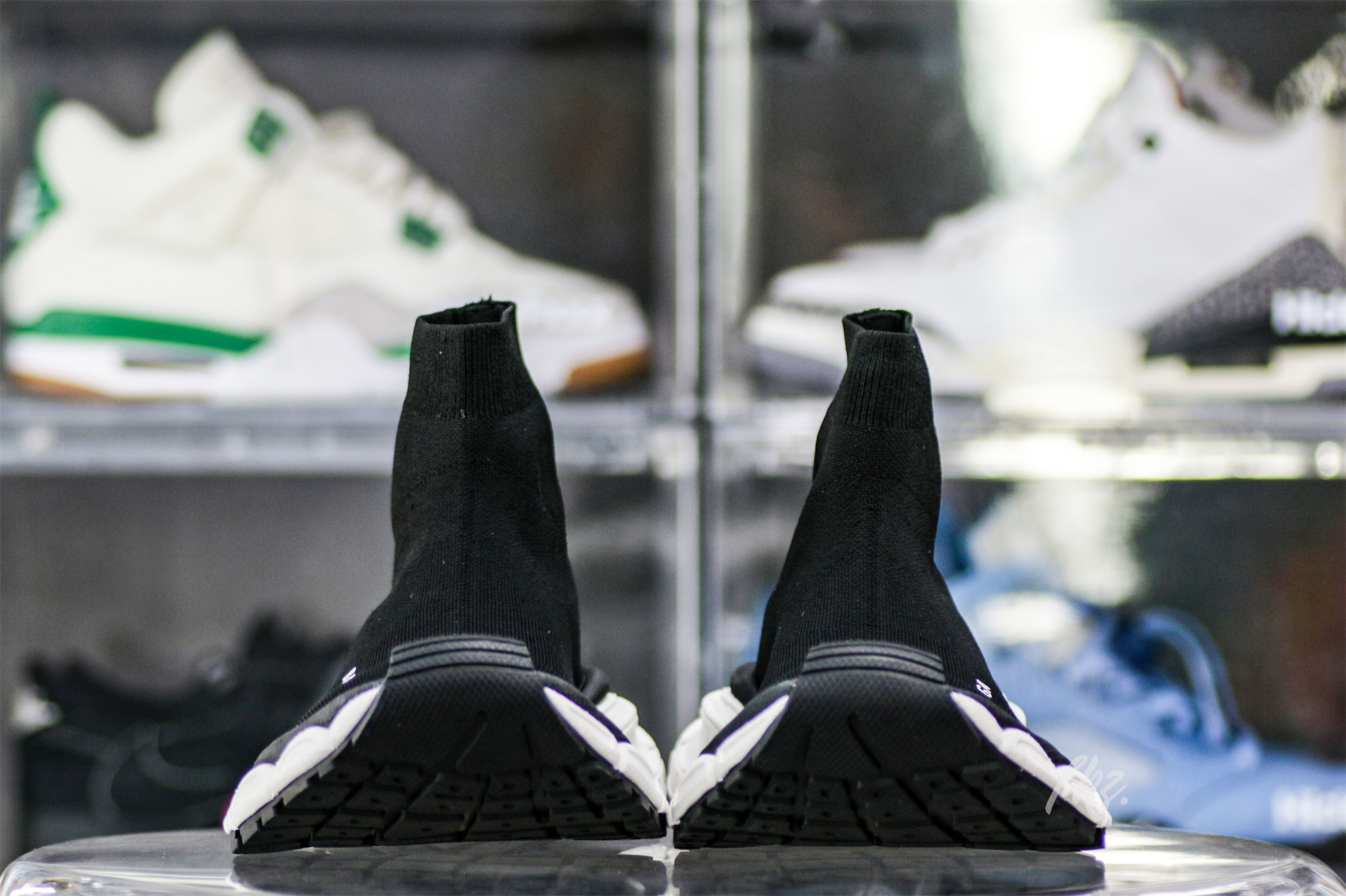 Balenciag* 3XL Sock Sneaker ‘Black White’