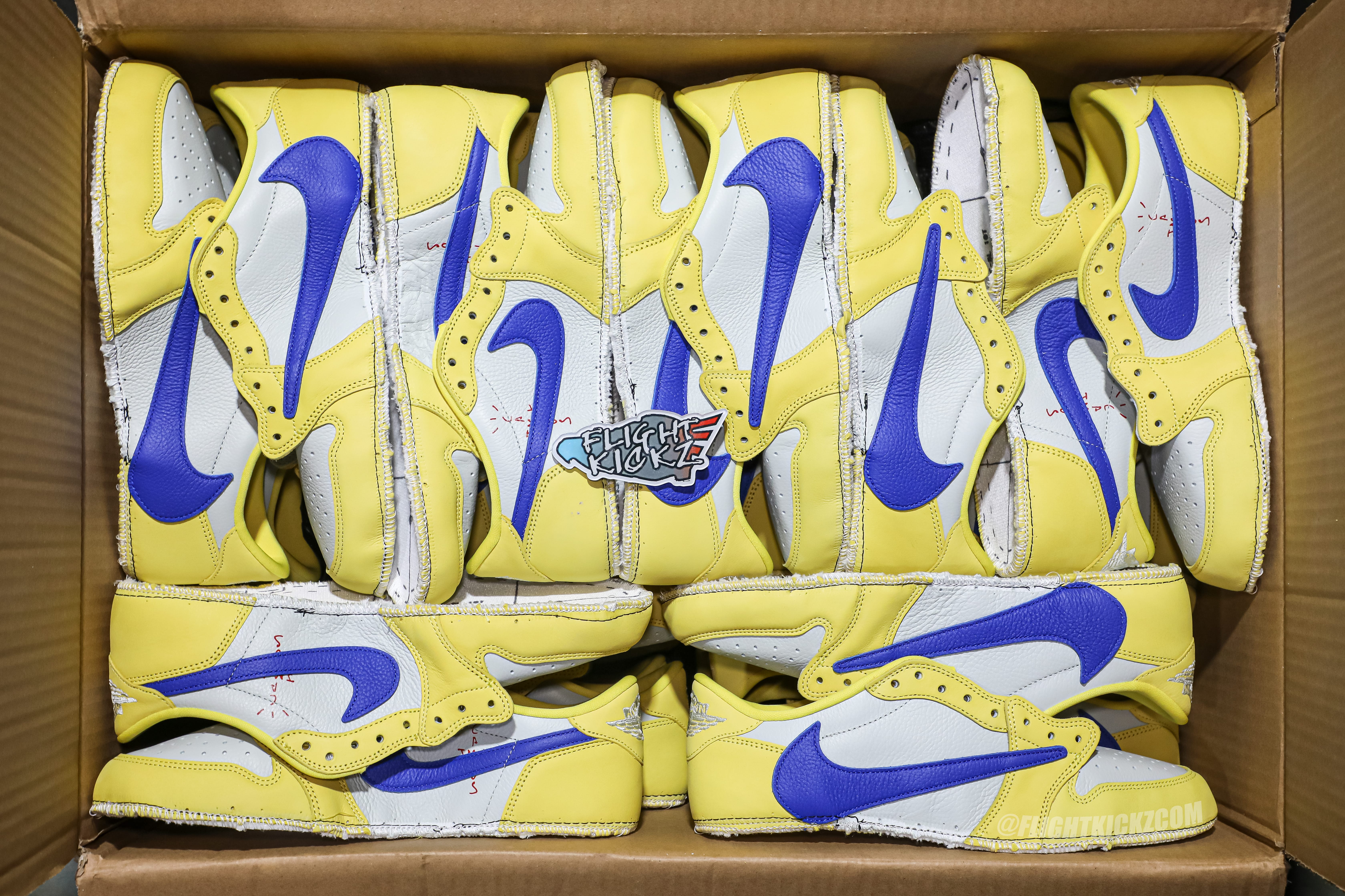 Travis Scott x Air Jordan 1 Retro Low OG SP “Elkins/Canary Yellow” (LN5 A1 batch)