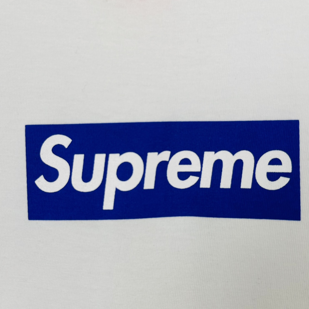 Suprem3 Seoul Box Logo Tee White
