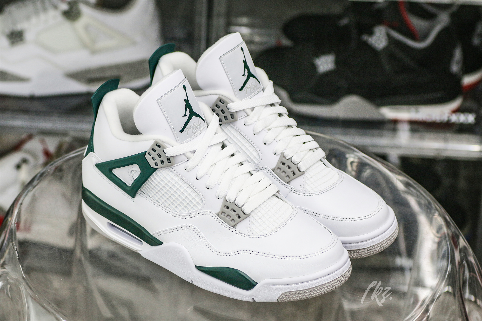 Air Jordan 4 White Oxidized Green Neutral Grey 2024