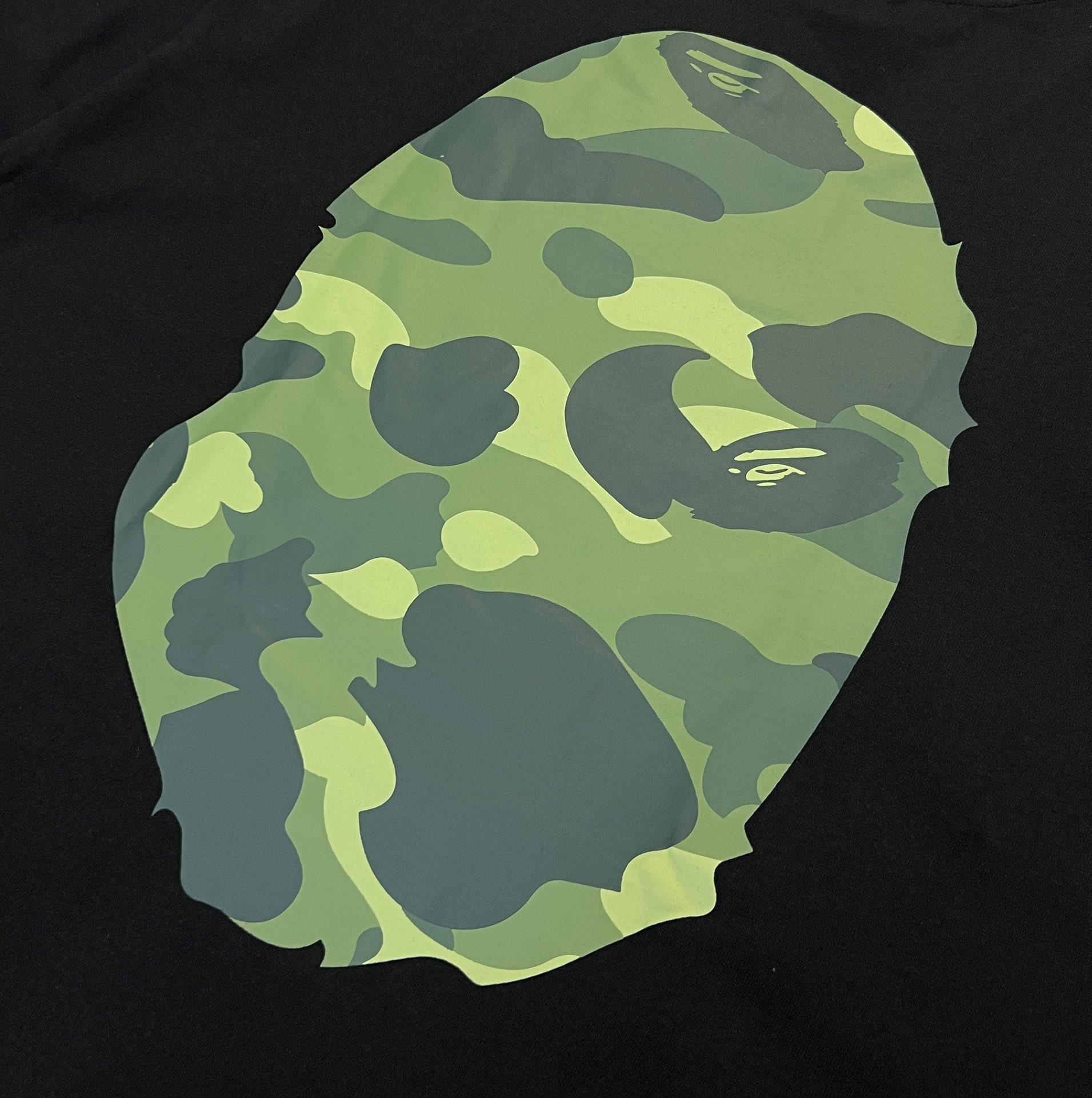 BAPE Green Color Camo By Bathing Tee