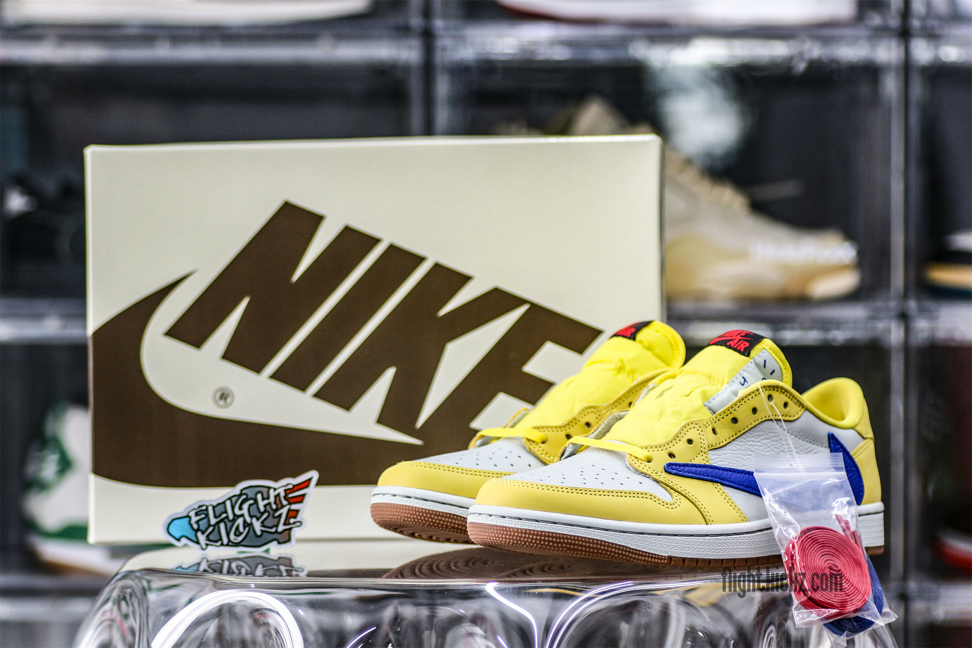 Travis Scott x Air Jordan 1 Retro Low OG SP “Elkins/Canary Yellow” (LN5 A1 batch)