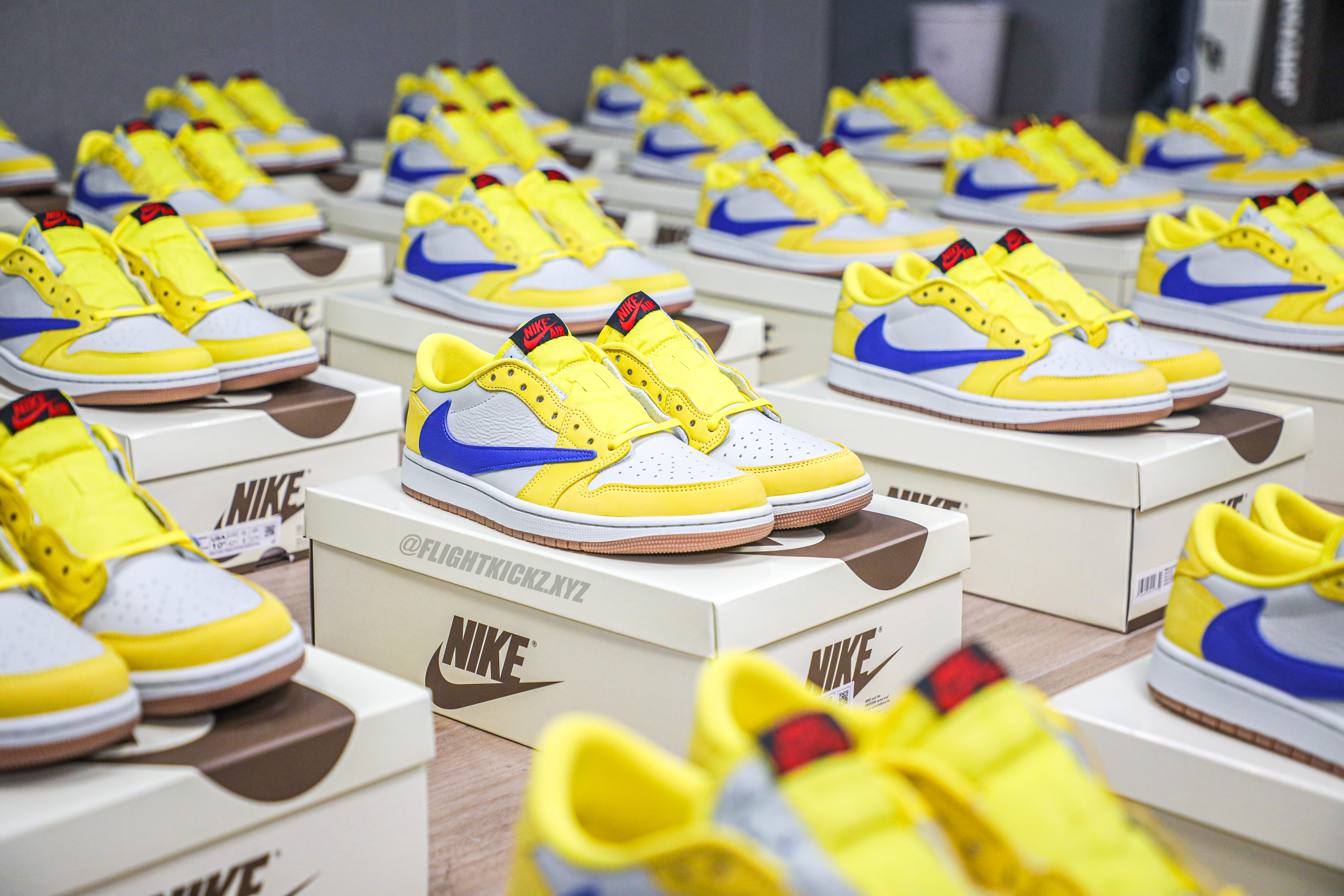 Travis Scott x Air Jordan 1 Retro Low OG SP “Elkins/Canary Yellow” (LN5 A1 batch)