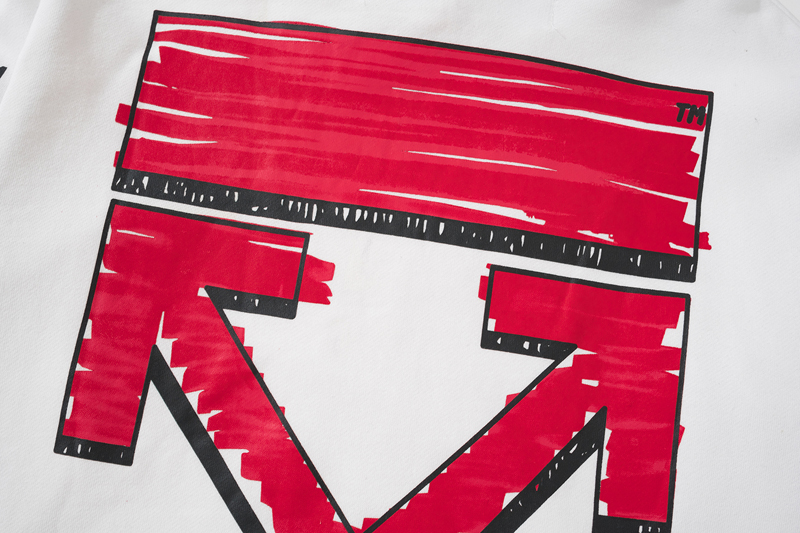 OFF-WHITE Marker Arrows Print Hoodie