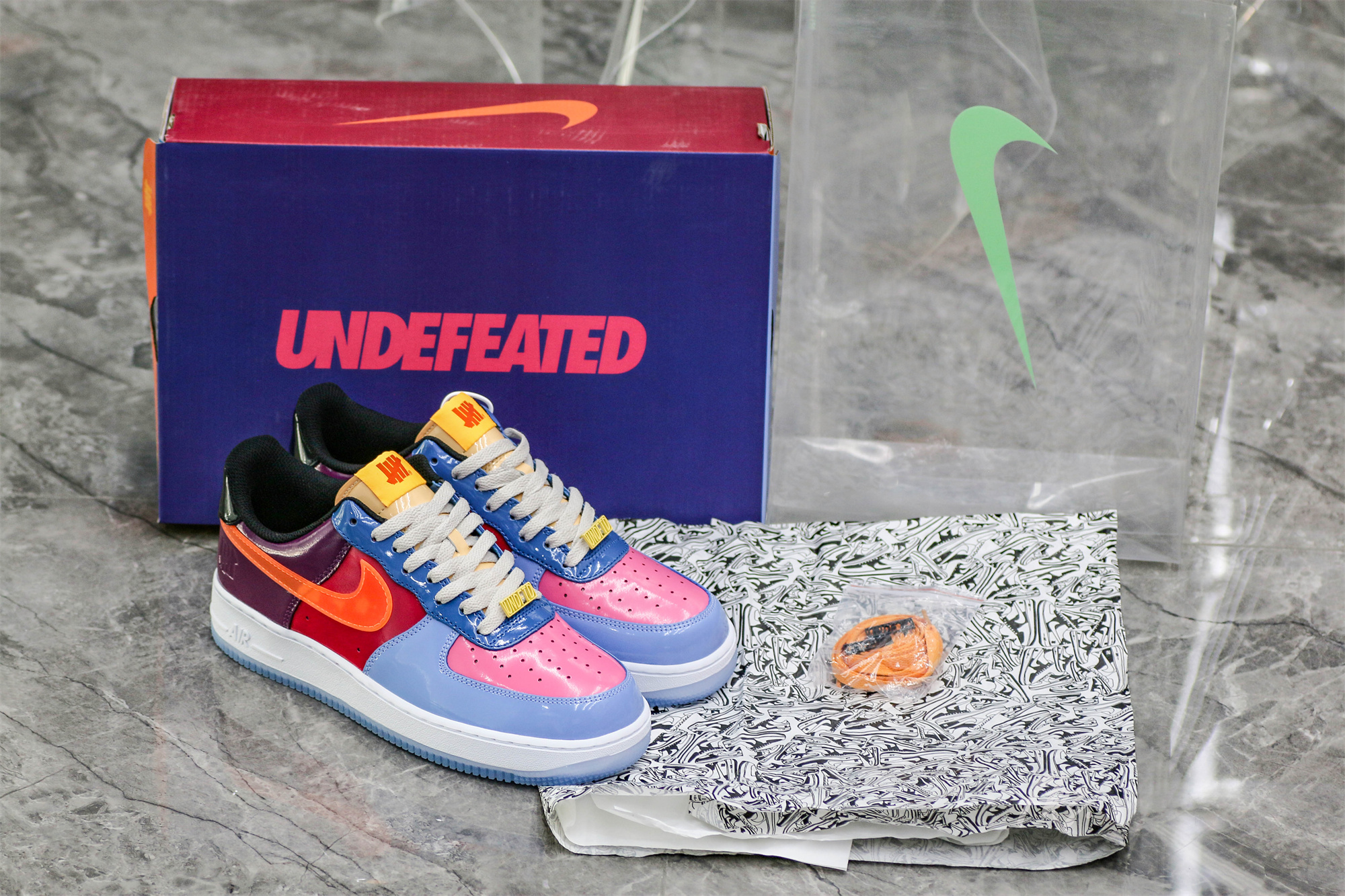 Undefeated X Air Force 1 Low Total Orange