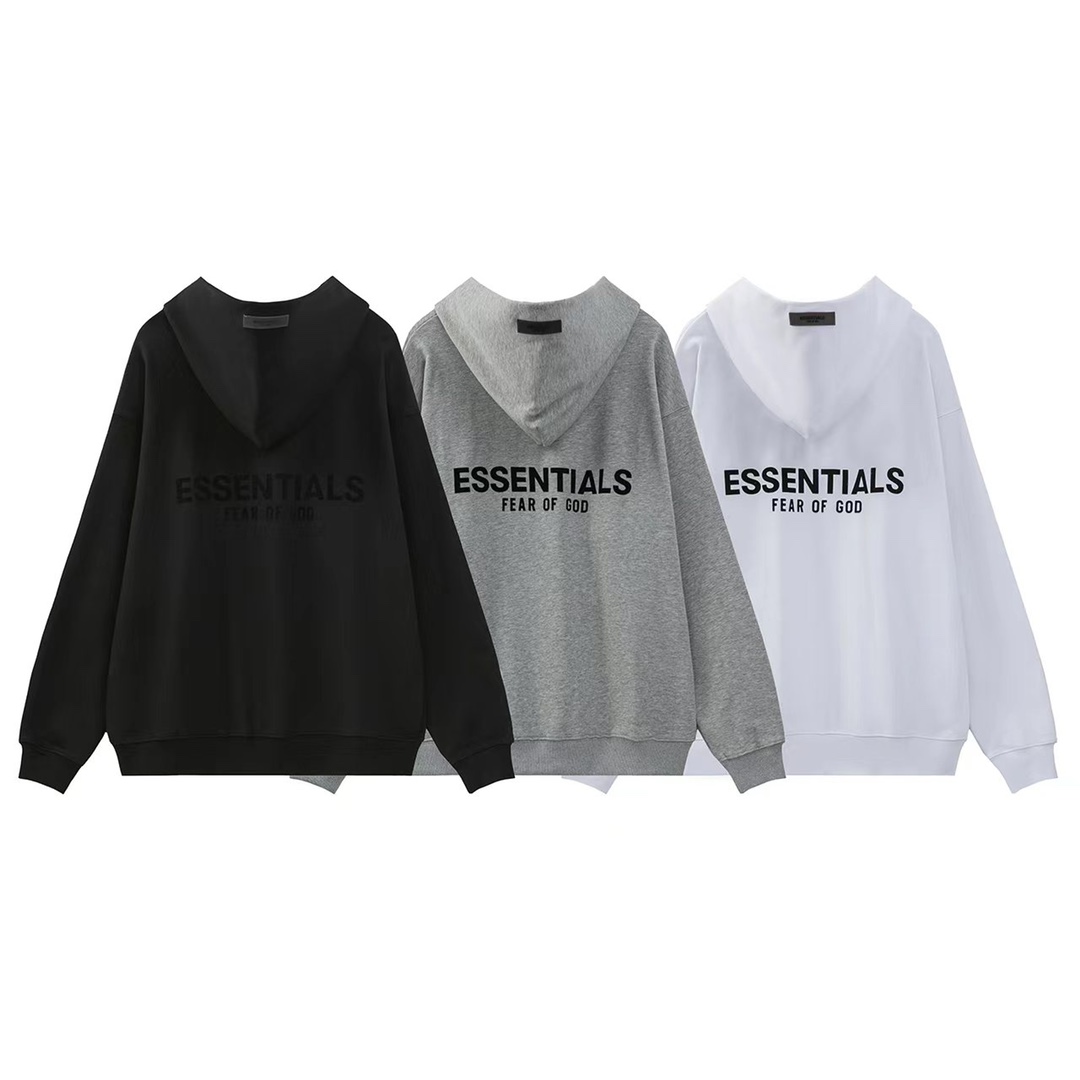 Fear of God Essentials Dark Oatmeal Hoodie