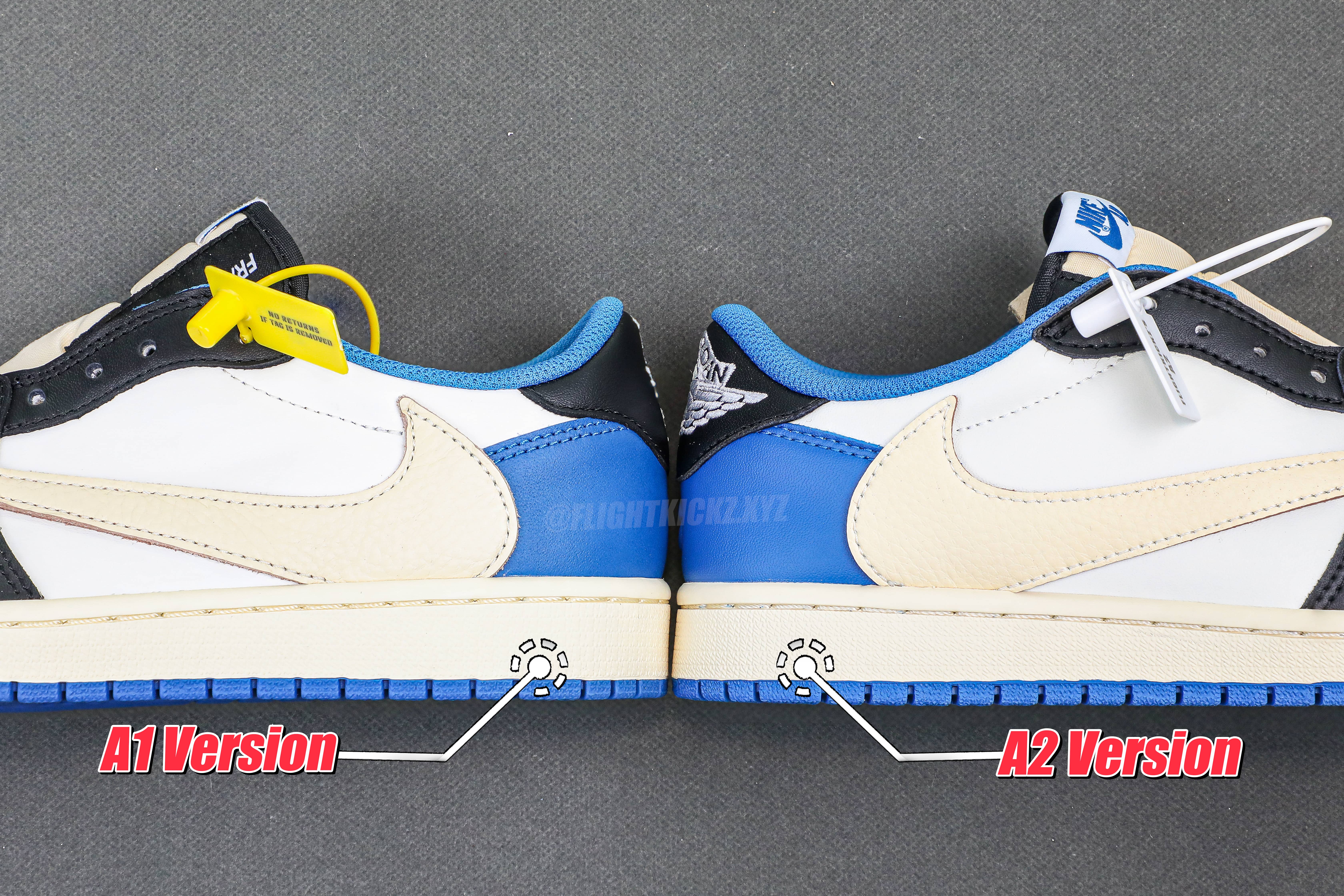 Fragment x Travis Scott x Air Jordan 1 Low（A2 Batch)