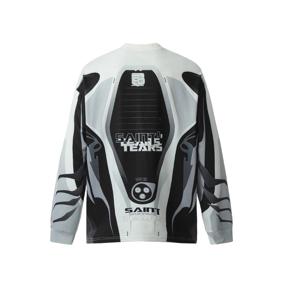 Saint Mich@el Tears Full Print Map Long Sleeve