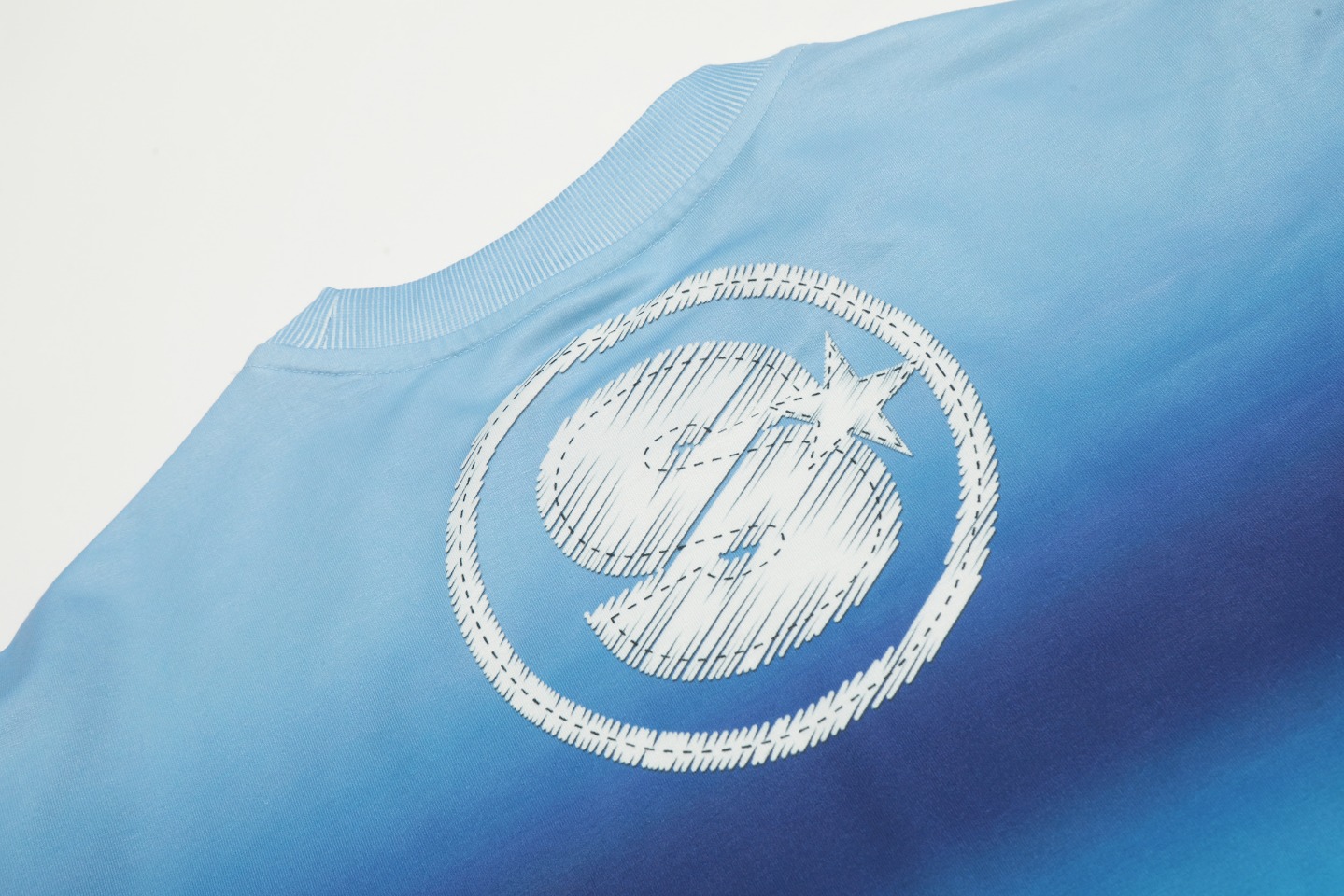 Saint Mich@el Tears Full Print Long Sleeve Blue Pink