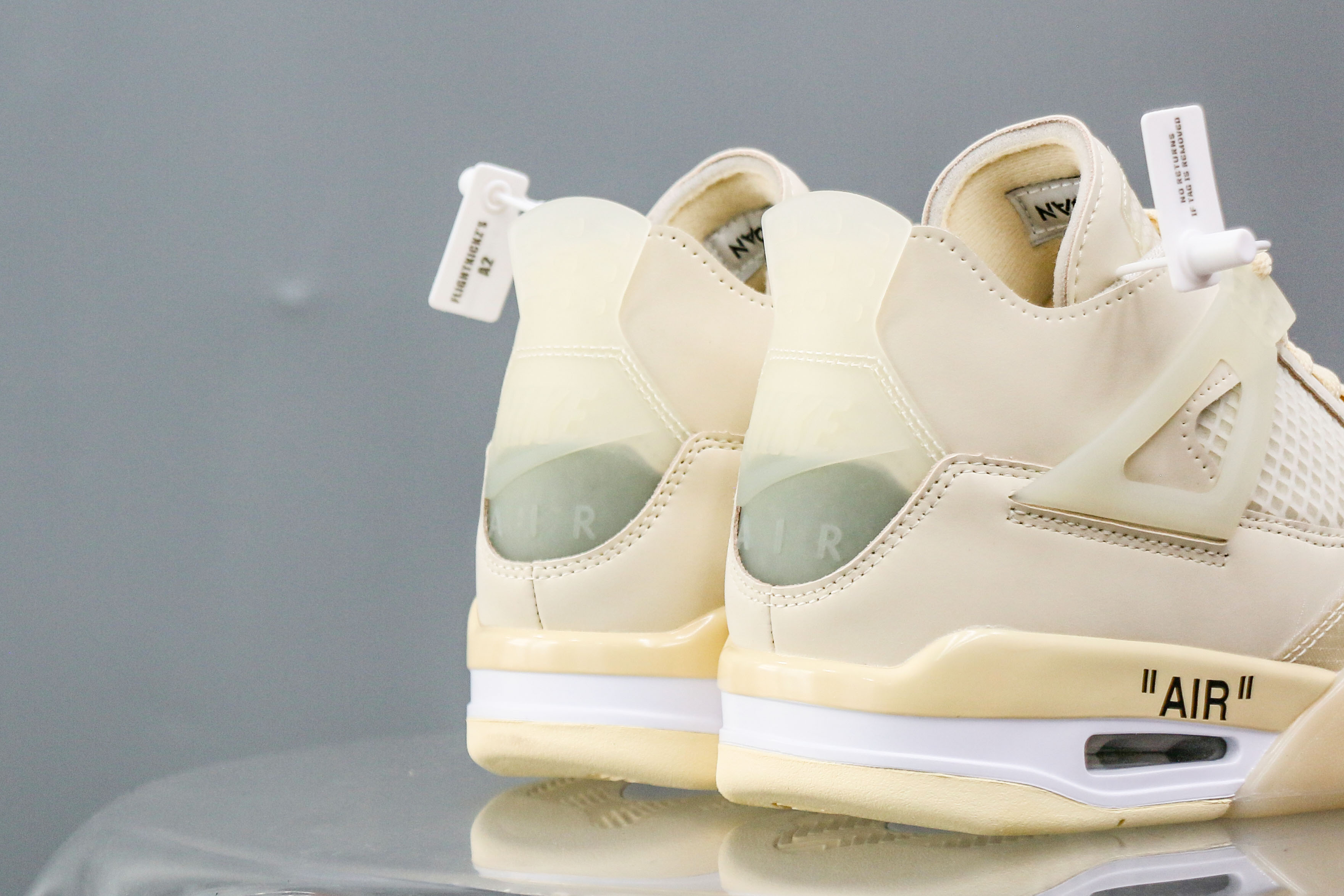 Off White x Air Jordan 4 Sail 2020 (A2 Batch)