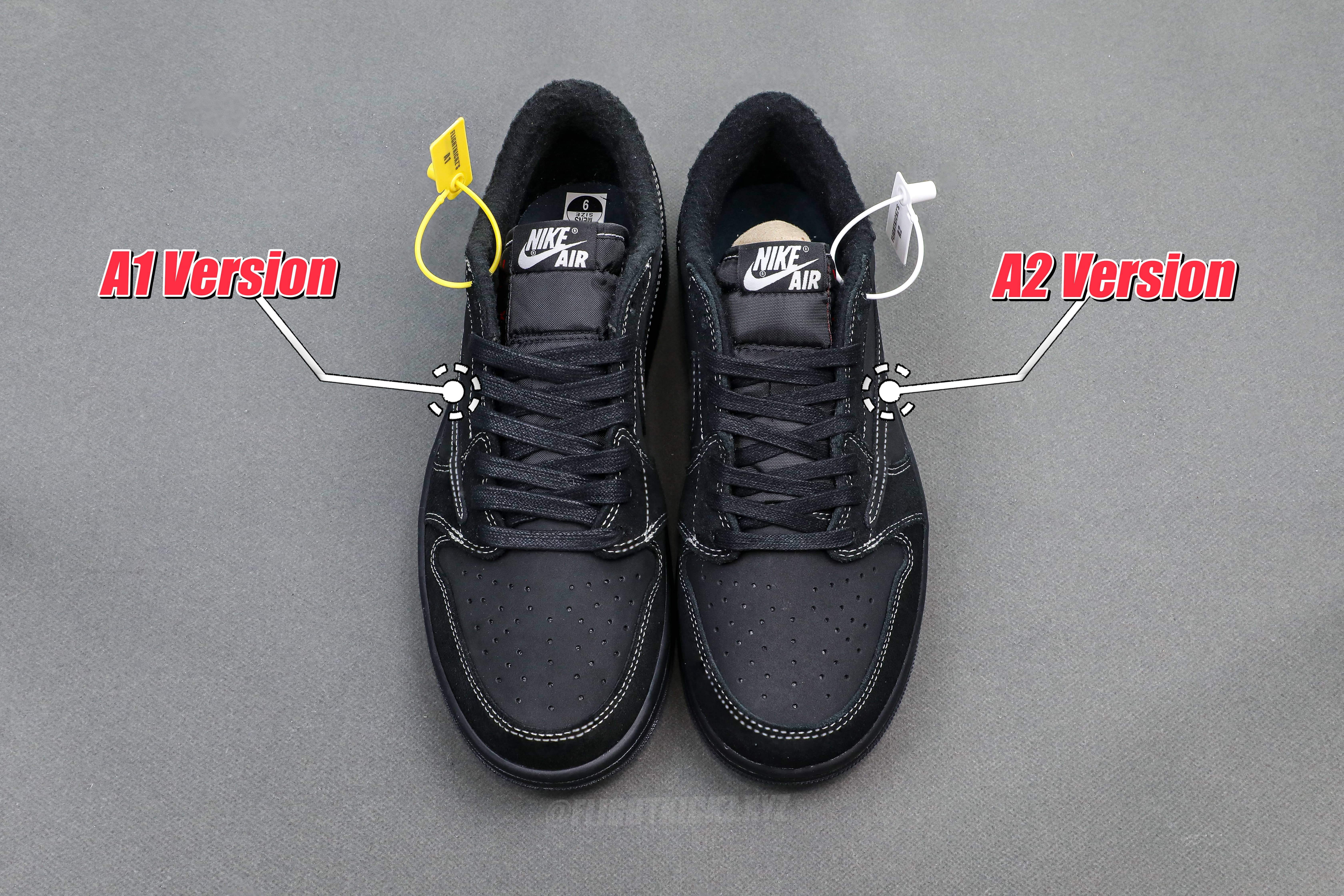 Travis Scott x Nike Air Jordan 1 Low OG “BlackPhantom”(A2 Batch)