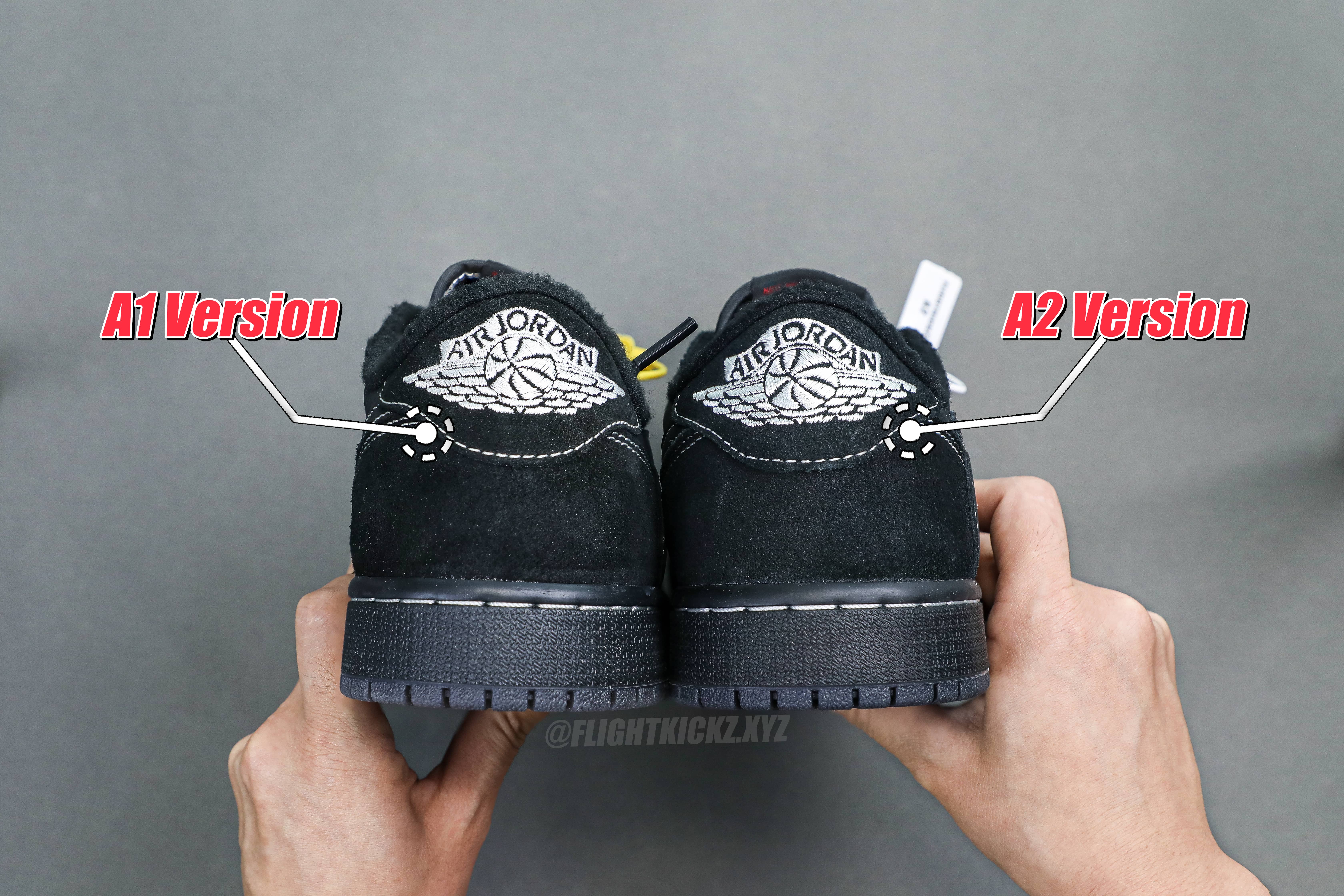 Travis Scott x Nike Air Jordan 1 Low OG “BlackPhantom”(A2 Batch)