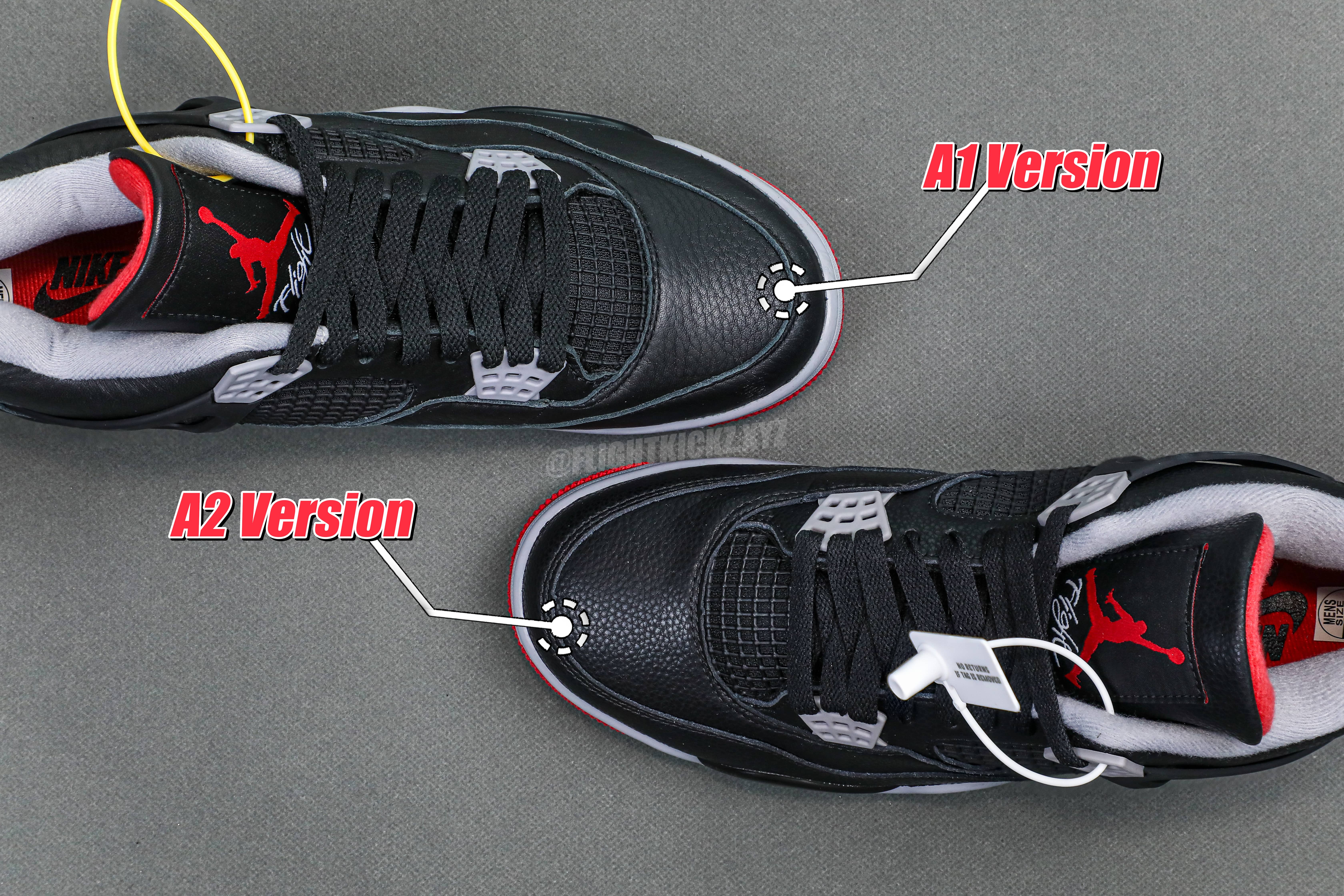 Air Jordan 4 Retro Bred Reimagined (A2 Batch)