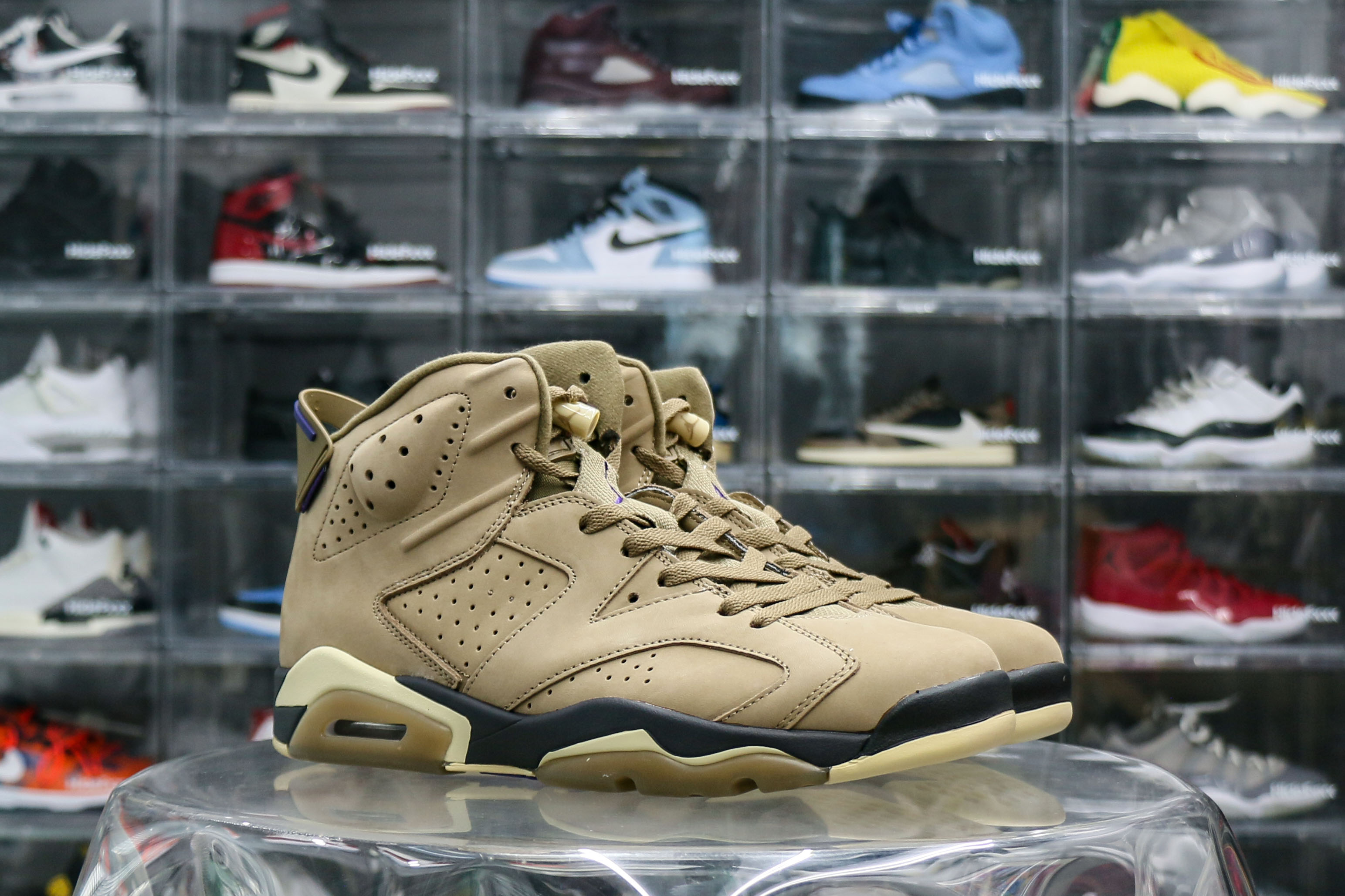 Air Jordan 6 Retro GORE TEX Brown Kelp Wmns