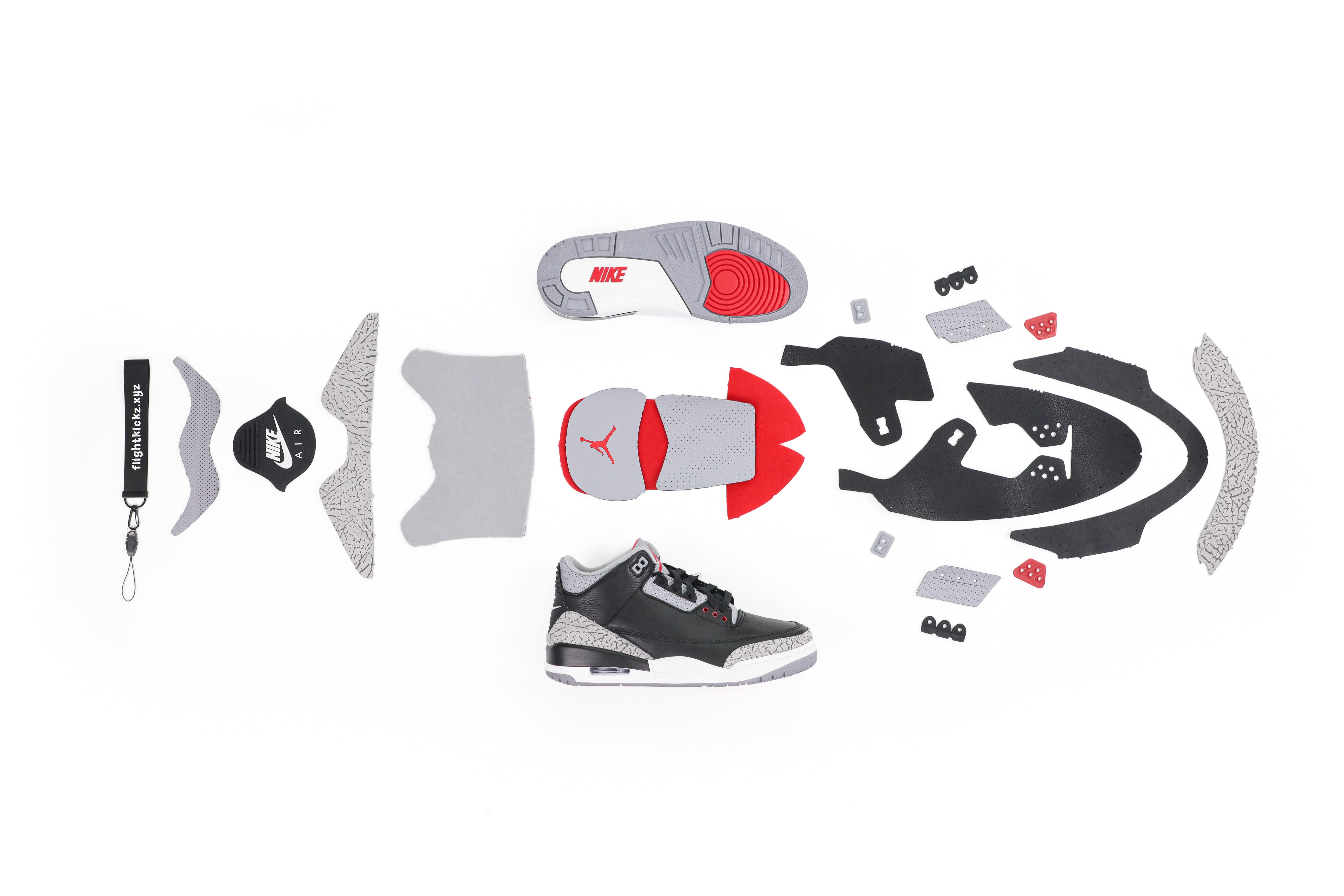 Air Jordan 3 Retro Black Cement Reimagined 2024 (Ln5 A1)