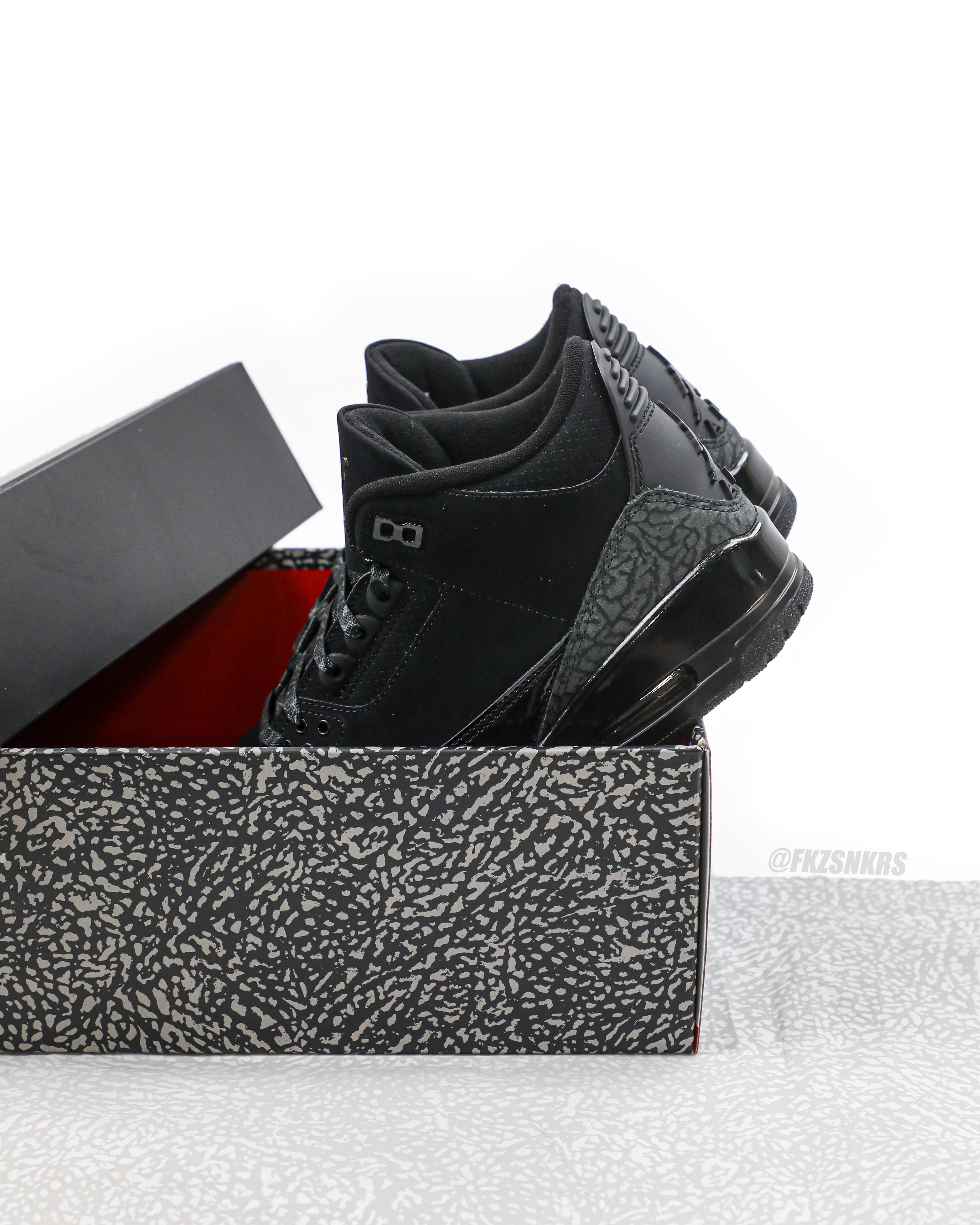 Air Jordan 3 Black Cat 2025 (A1 Batch)