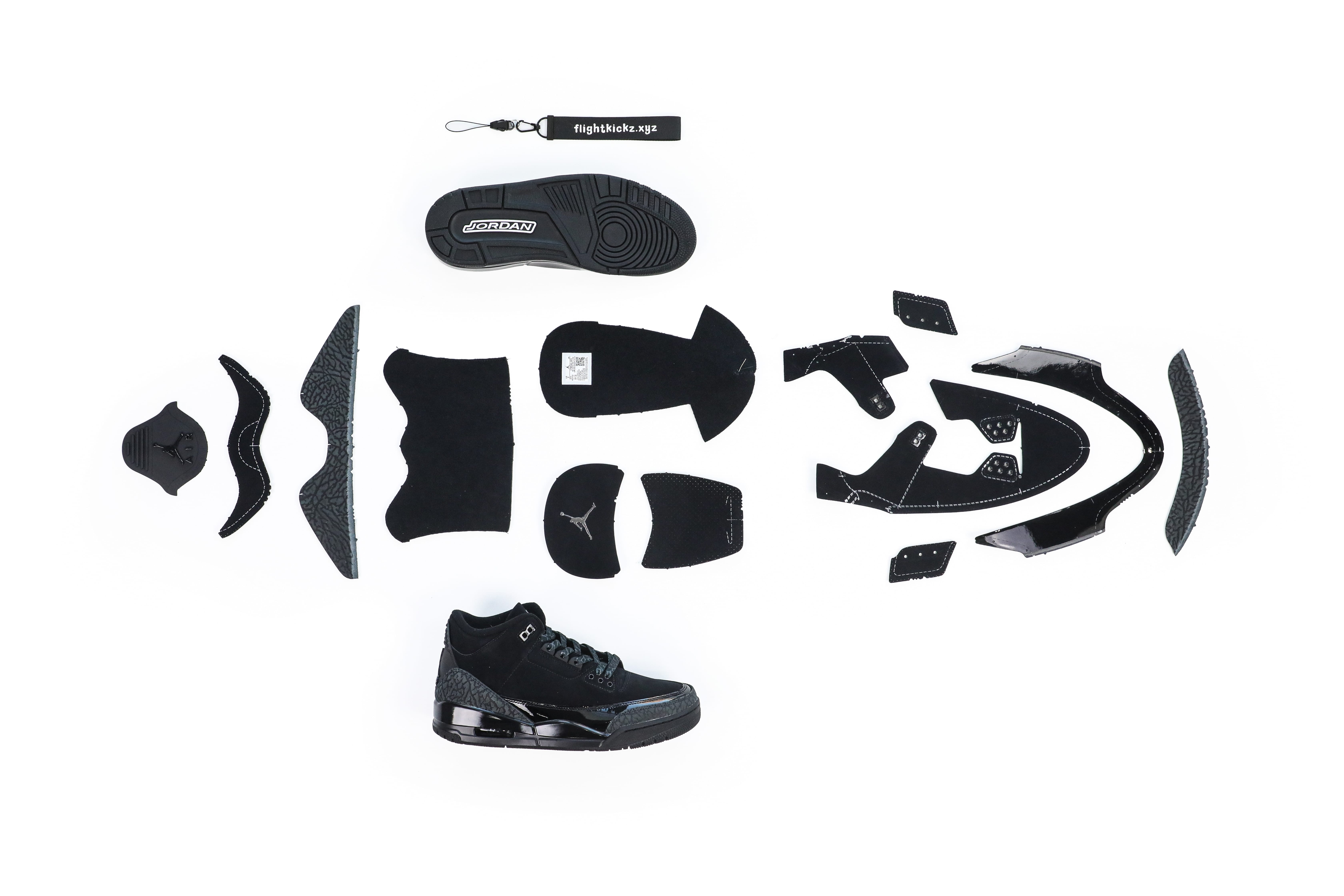 Air Jordan 3 Black Cat 2025 (A1 Batch)