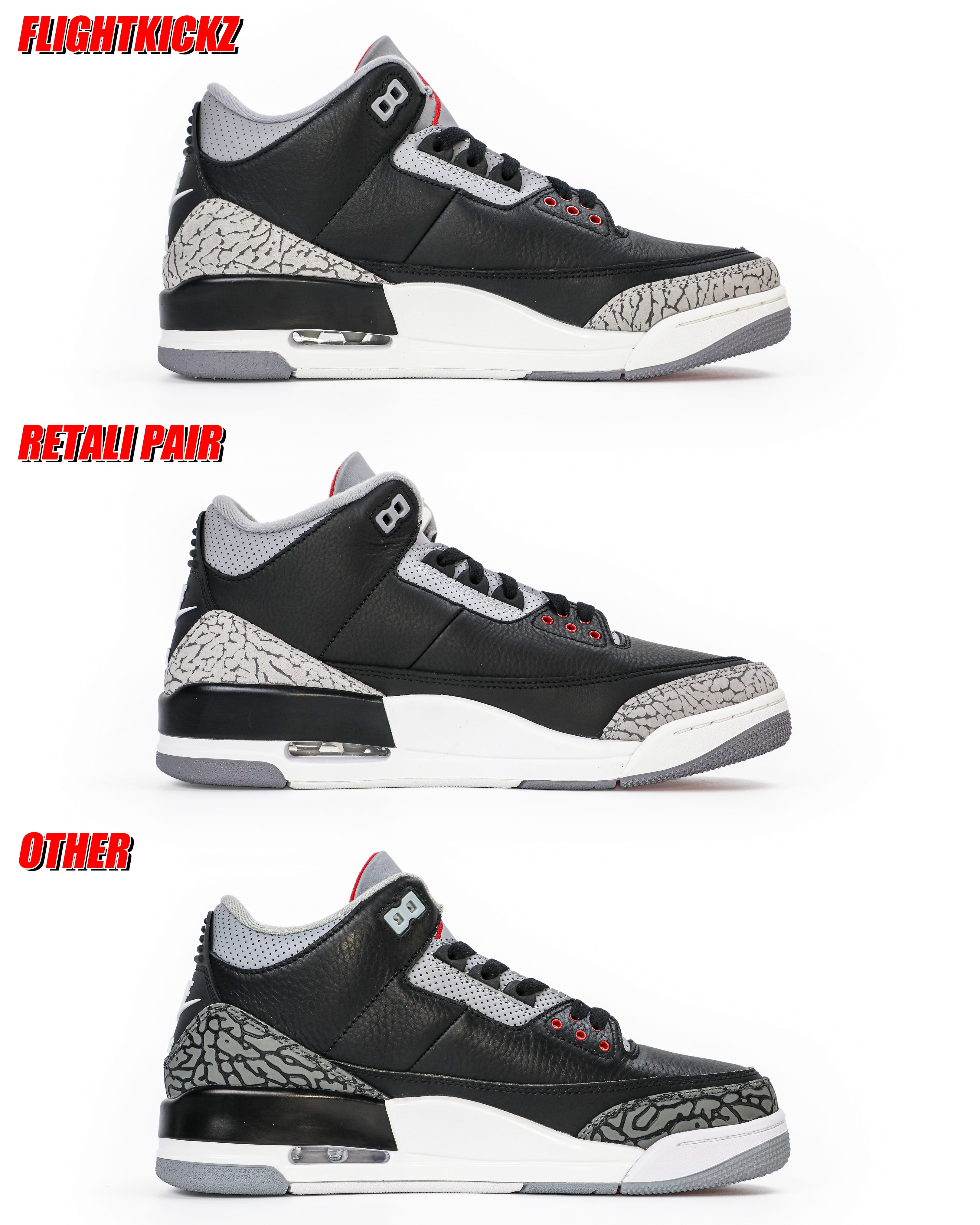 Air Jordan 3 Retro Black Cement Reimagined 2024 (Ln5 A1)