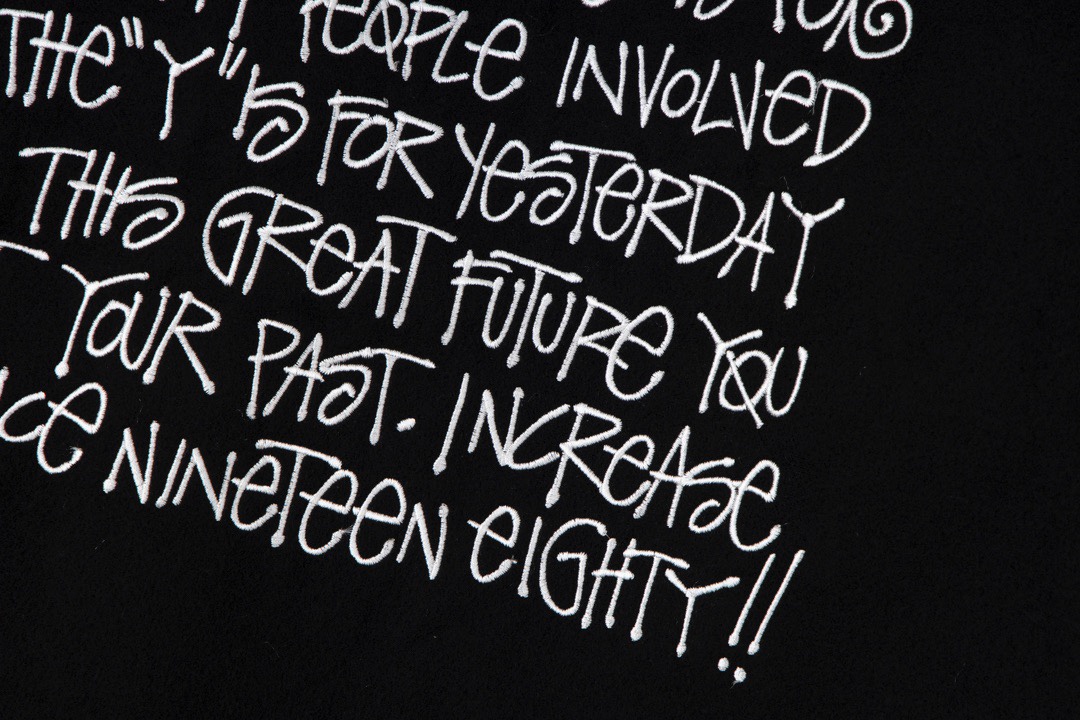 Stussy S Talk Melton Varsity Jacket