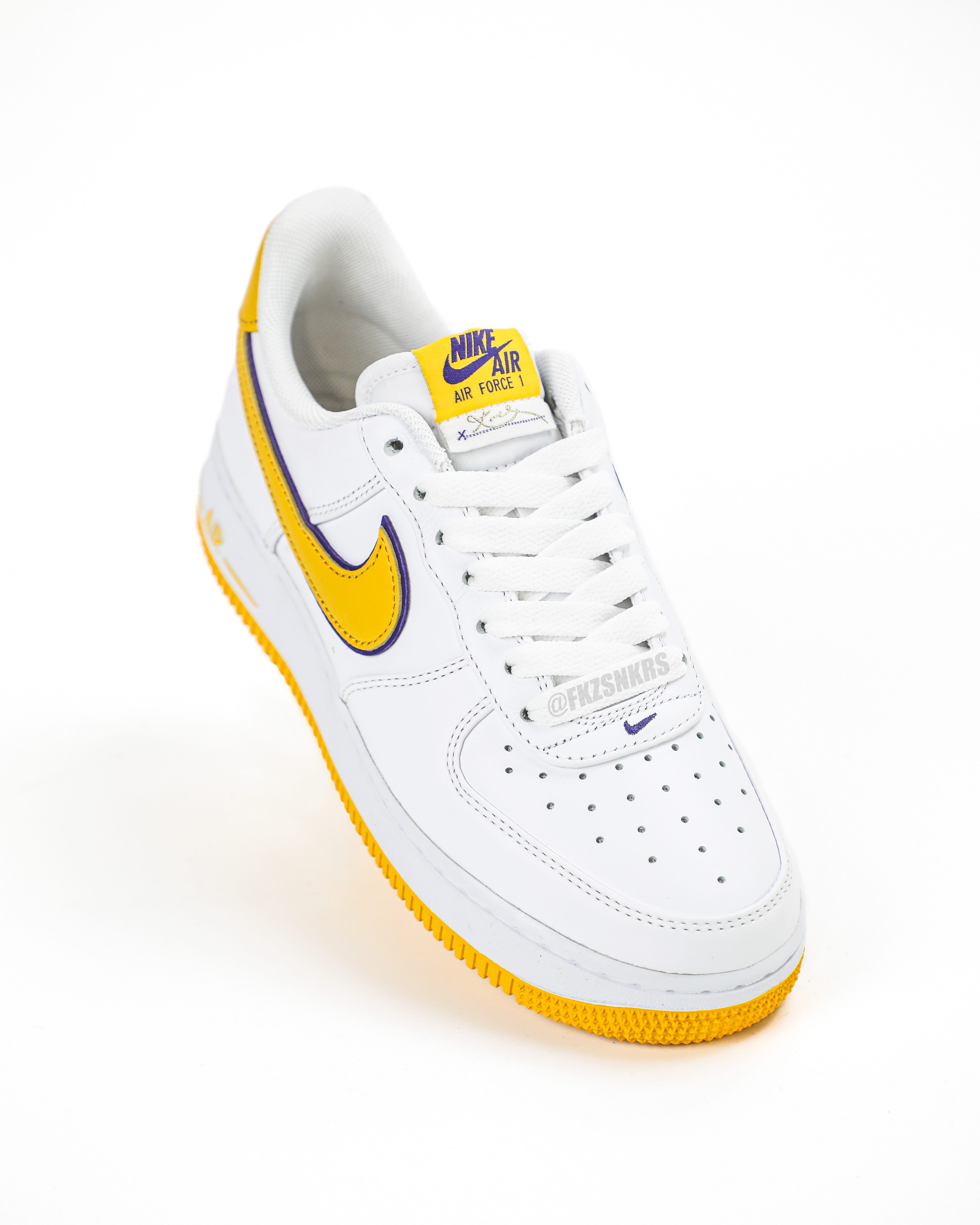 Nike Air Force 1 Low Retro QS Kobe Bryant Lakers Home(Ln5 A1)