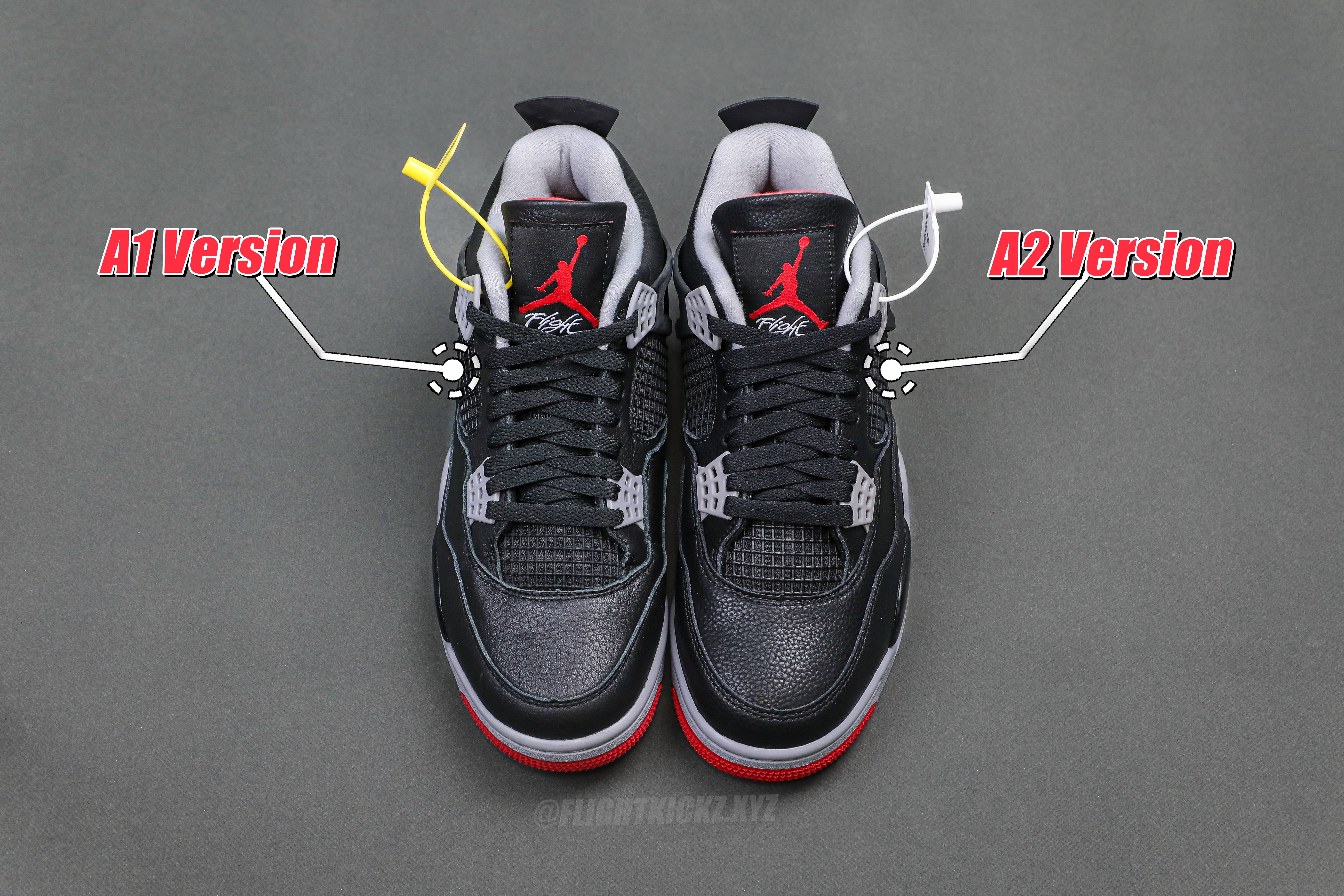 Air Jordan 4 Retro Bred Reimagined 2024 (LN5 A1 Batch)