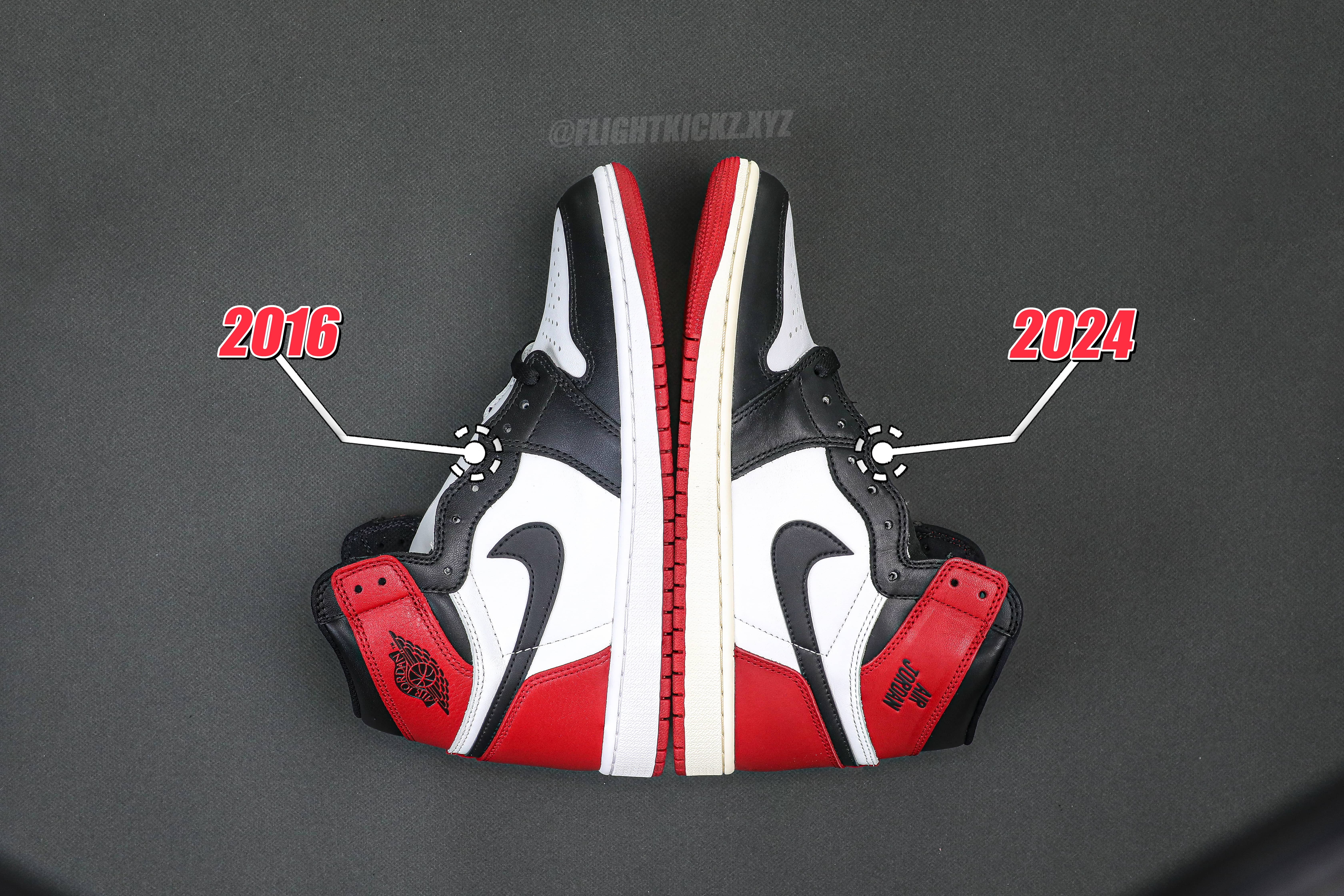 Air Jordan 1 Retro High OG Black Toe Reimagined (Ln5 A1)