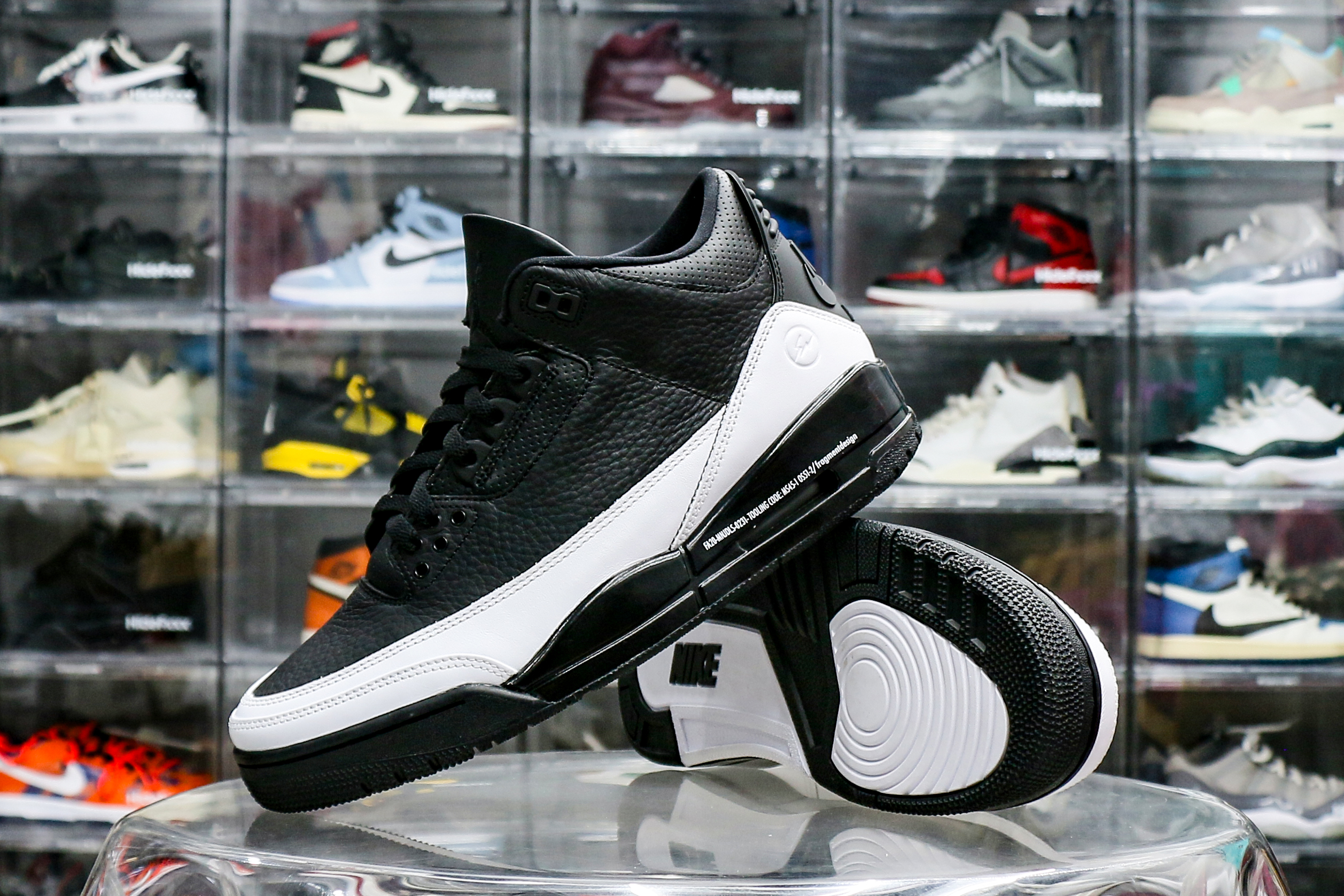 Fragment x x Air Jordan 3 Black Sample