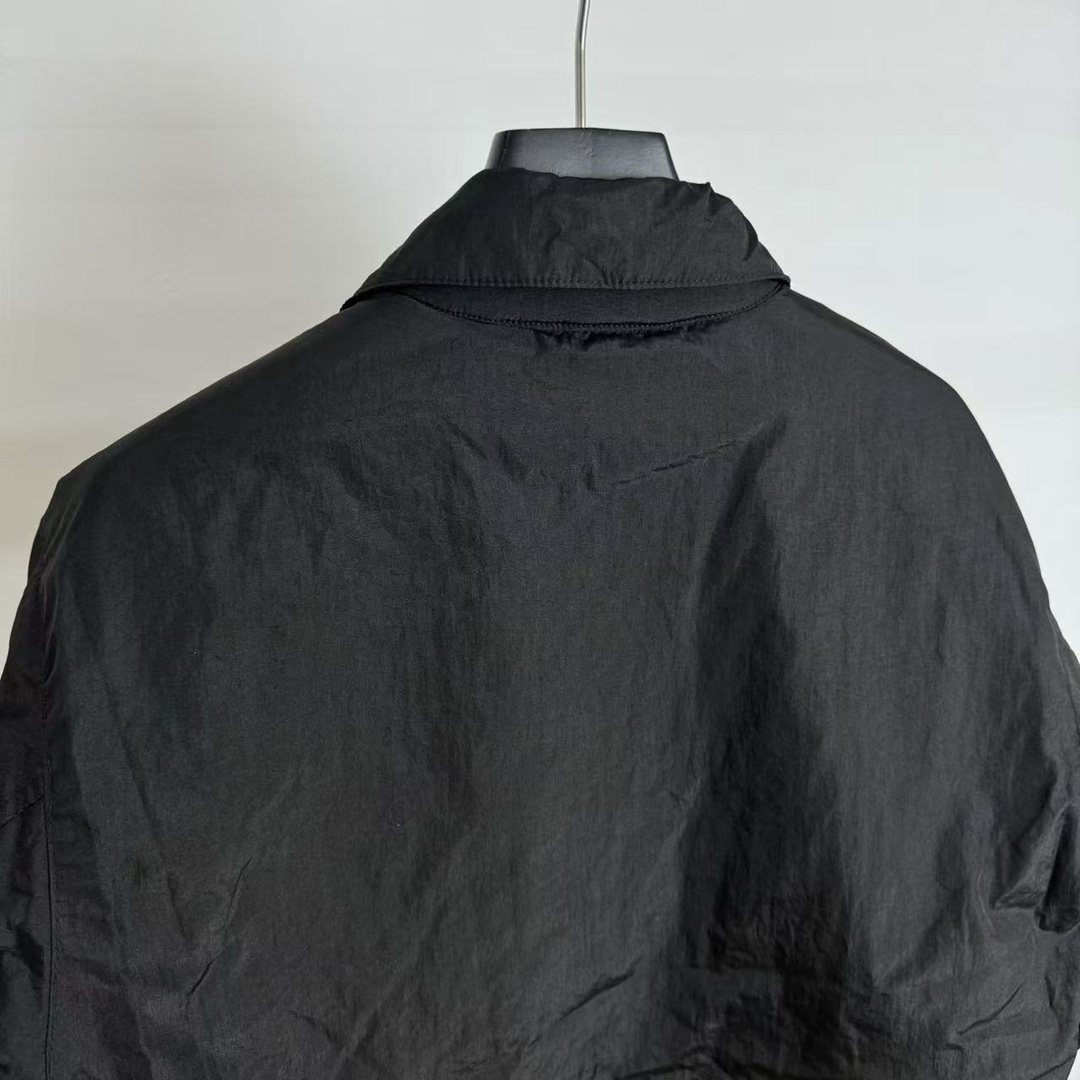 Stone 1sland Single-breasted cotton jacket