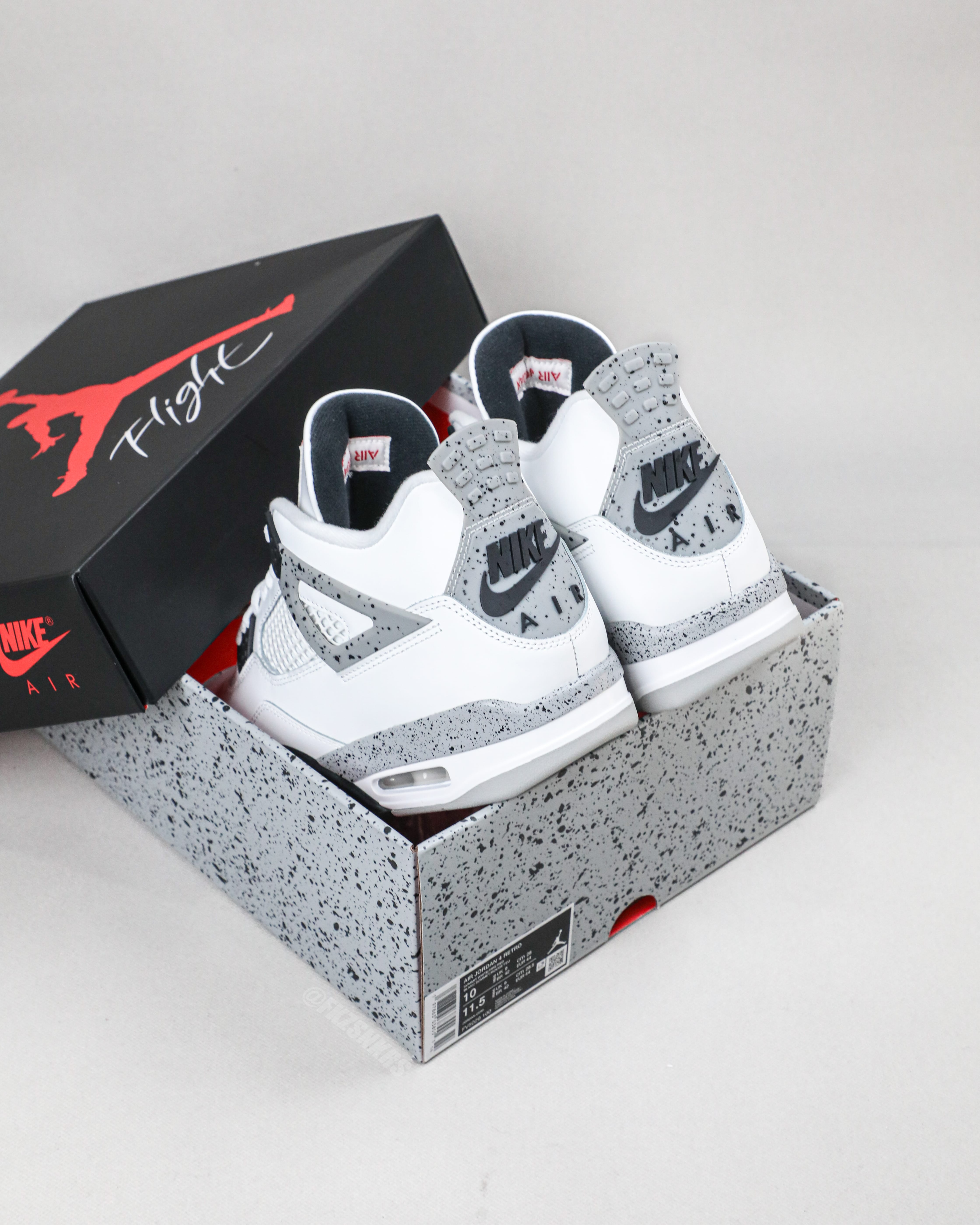 Air Jordan 4 Retro OG ‘White Cement’ 2025 (Ln5 A1)