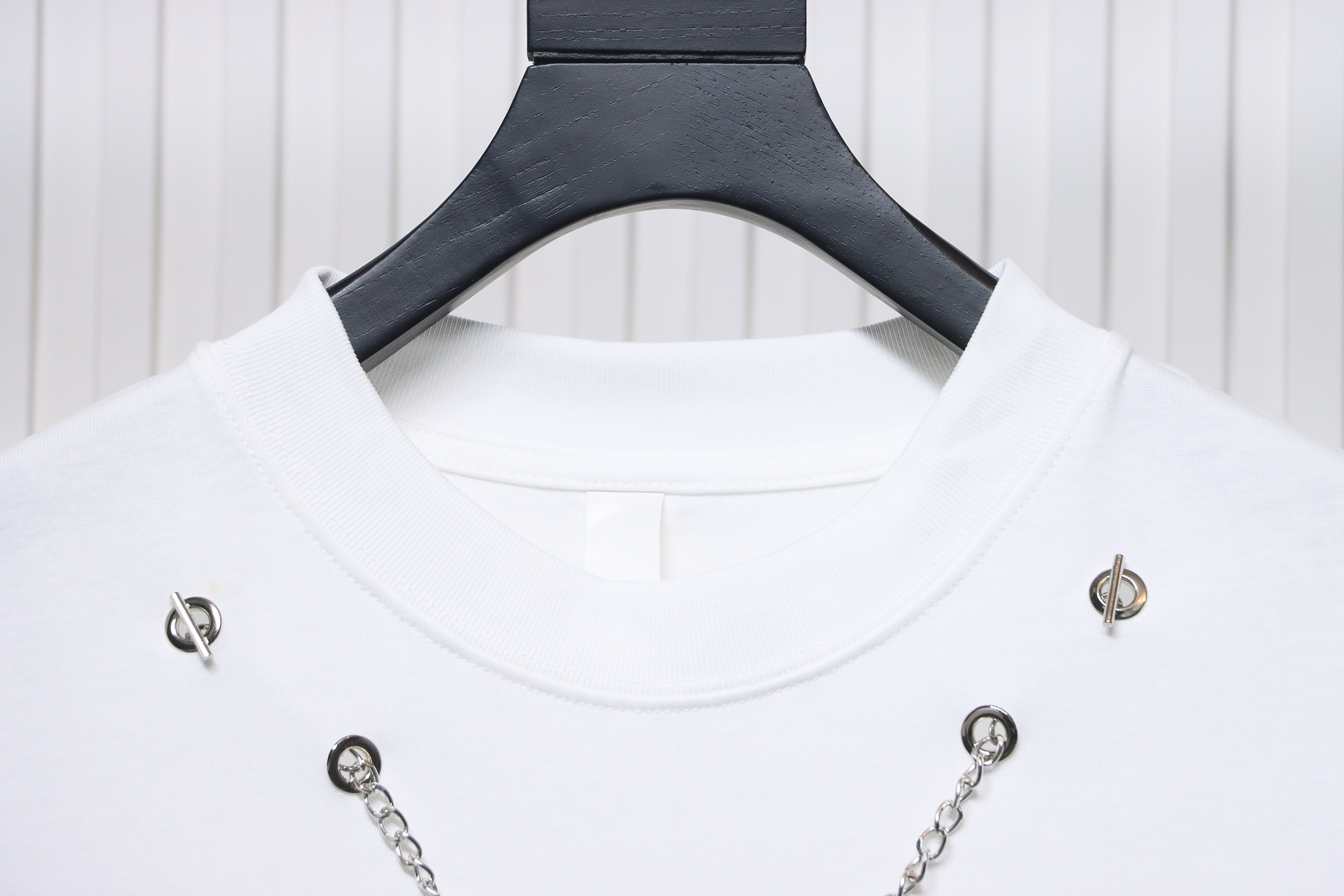 Chorme Heart Cross pendant Long Sleeve T-Shirt