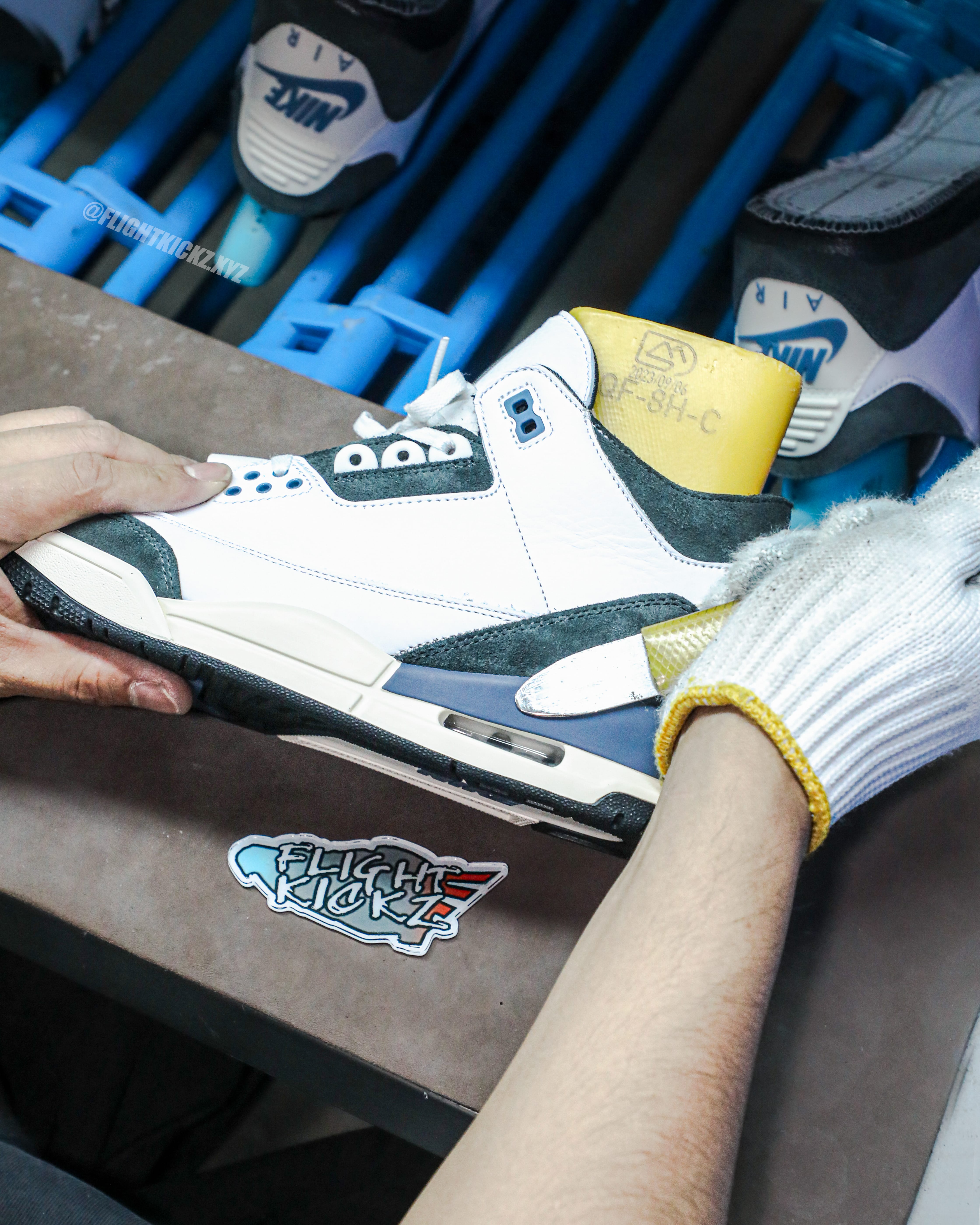 A Ma Maniére x Air Jordan 3 “Diffused Blue” (Ln5 A1)