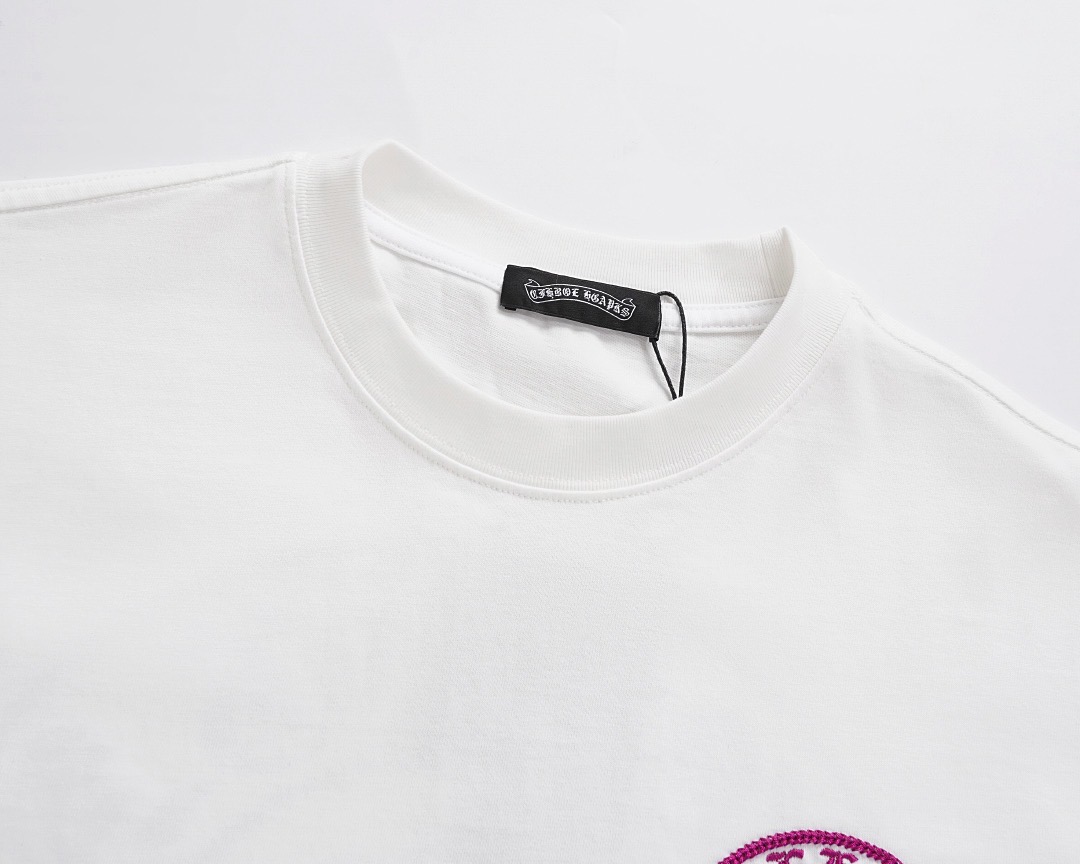 Ch*0me He**ts t-shirt 2025 appliqué heavy embroidery tee