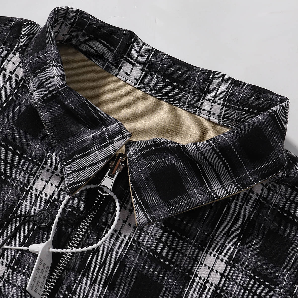 Stussy Double-sided Reversible Zipper Jacket Shirt